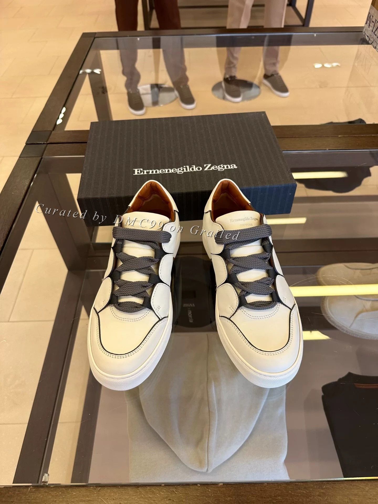 Ermenegildo Zegna Ermenegildo Zegna White Men’s Sneakers Size US 7 / EU 40 - 1 Thumbnail