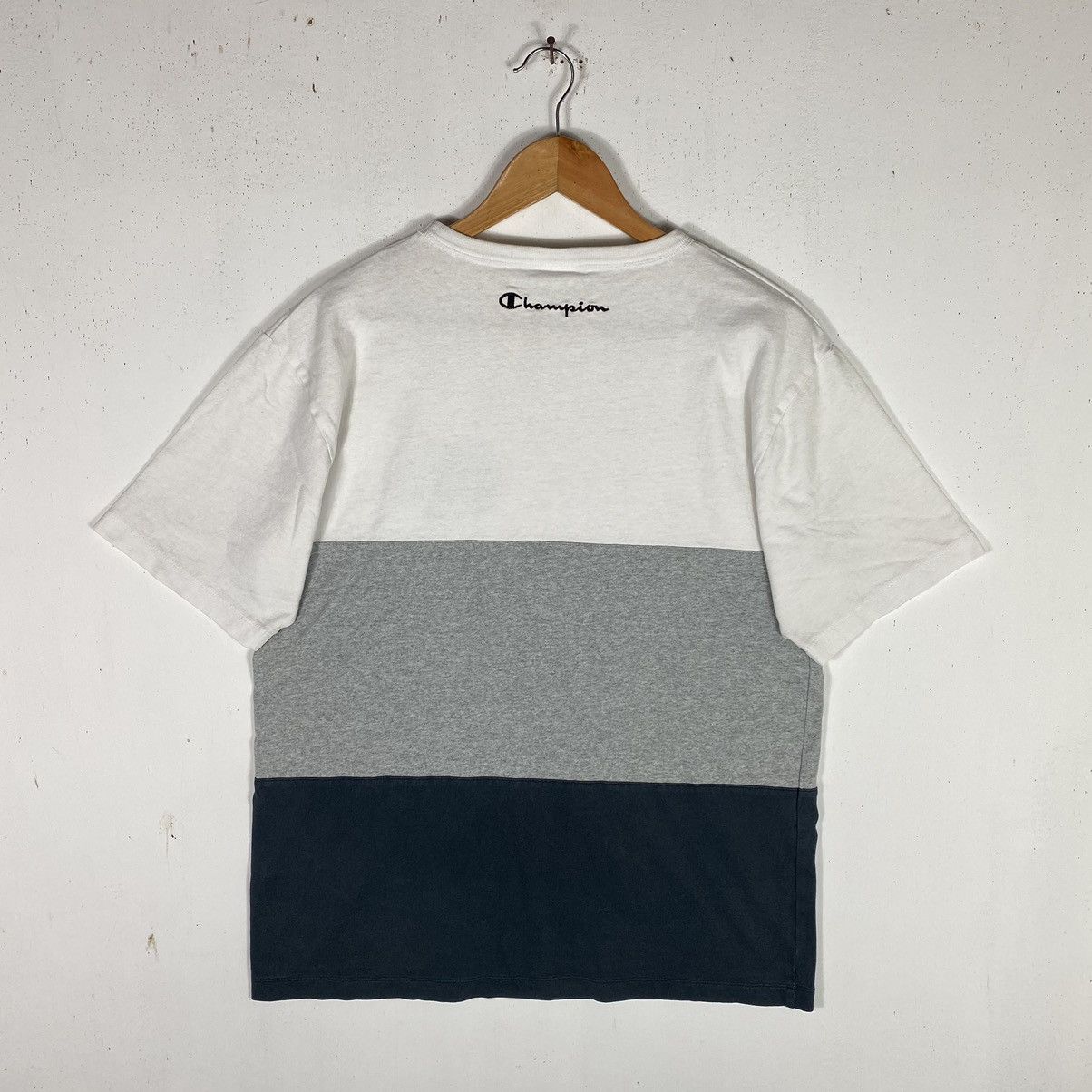 Champion × Issey Miyake × Ne-Net CHAMPION NE-NET Nya Basic Logo Multicolor Tee Size US L / EU 52-54 / 3 - 6 Thumbnail