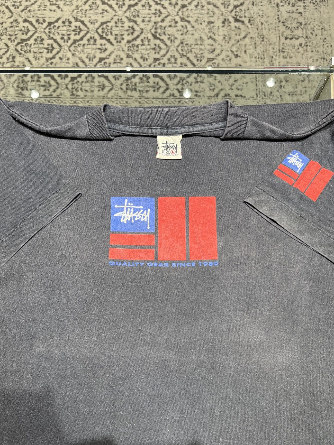 Stussy × Vintage Vintage 90’s Stussy “Quality Gear” Size US L / EU 52-54 / 3 - 1 Thumbnail