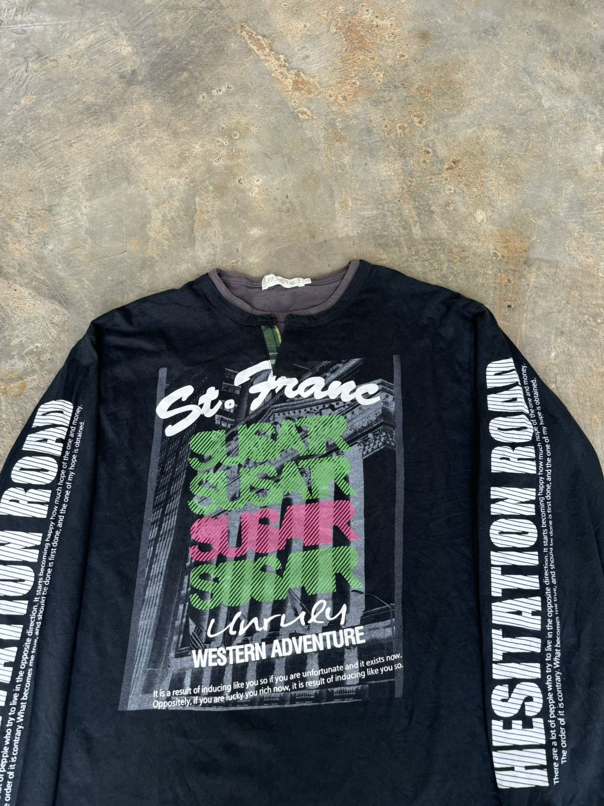 Hysteric Glamour × Japanese Brand Y2k ST. Franc Ifsixwasnine Punk style Longsleeve Size US L / EU 52-54 / 3 - 4 Thumbnail