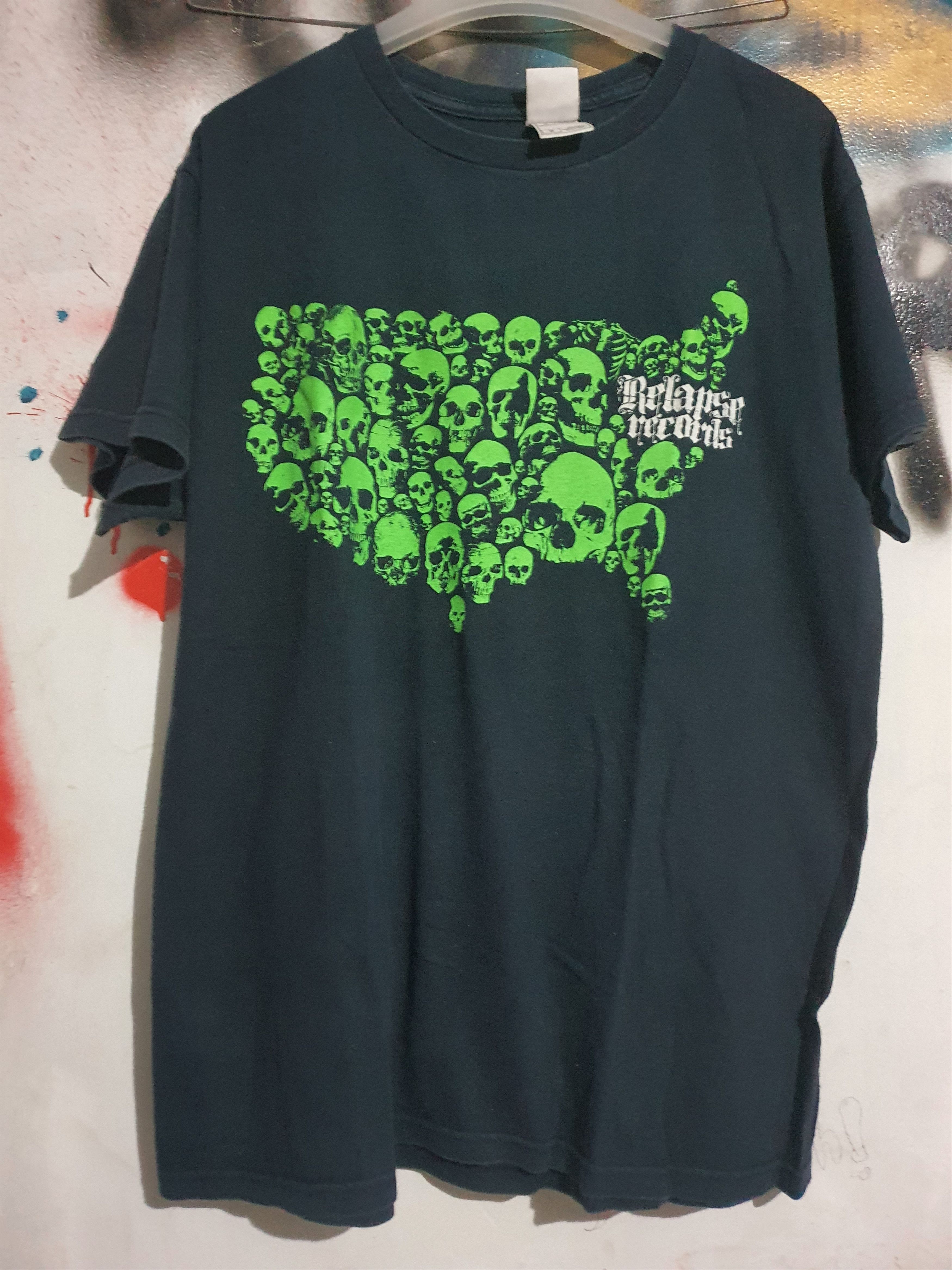 Band Tees RELAPSE RECORDS M Size US M / EU 48-50 / 2 - 1 Thumbnail