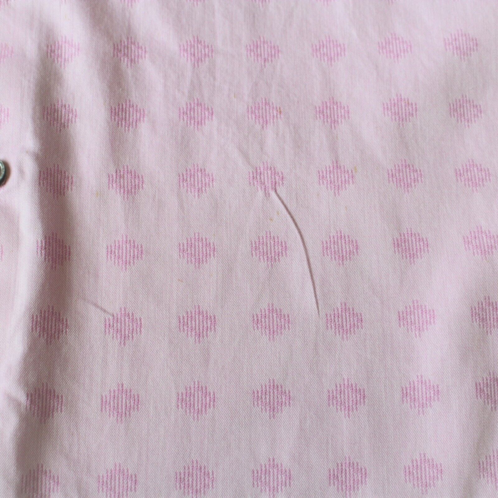 Robert Graham Faribault Pink Short Sleeve Woven Classic Fit Shirt size L Size US L / EU 52-54 / 3 - 4 Thumbnail