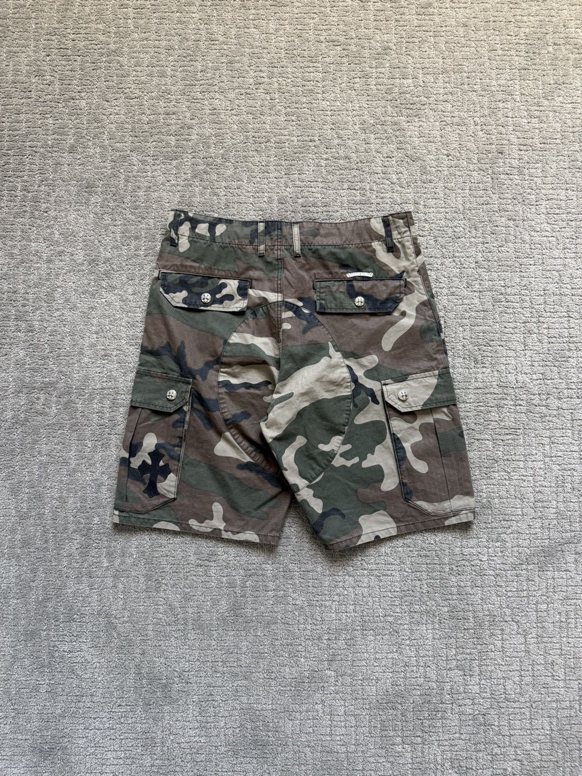 Chrome Hearts CAMO CARGO DEVIL DOG SHORTS Size US 33 - 2 Thumbnail