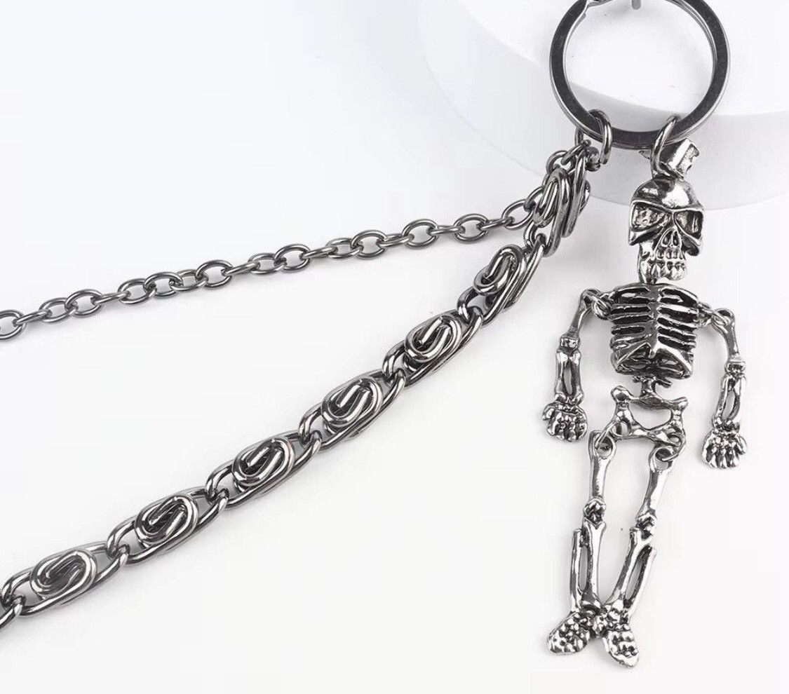 Jewelry 2 Layer Waist Punk Wallet Chain Size ONE SIZE - 3 Thumbnail
