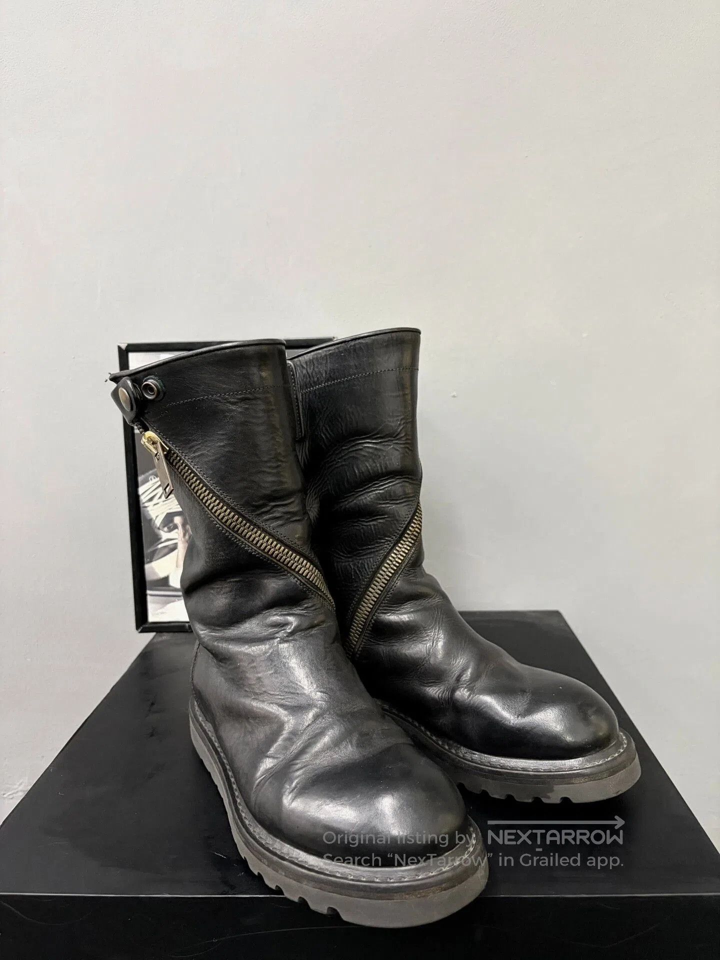 Rick Owens Rick Owens Spiral Zip Military Boots. Size US 5 / IT 35 - 3 Thumbnail