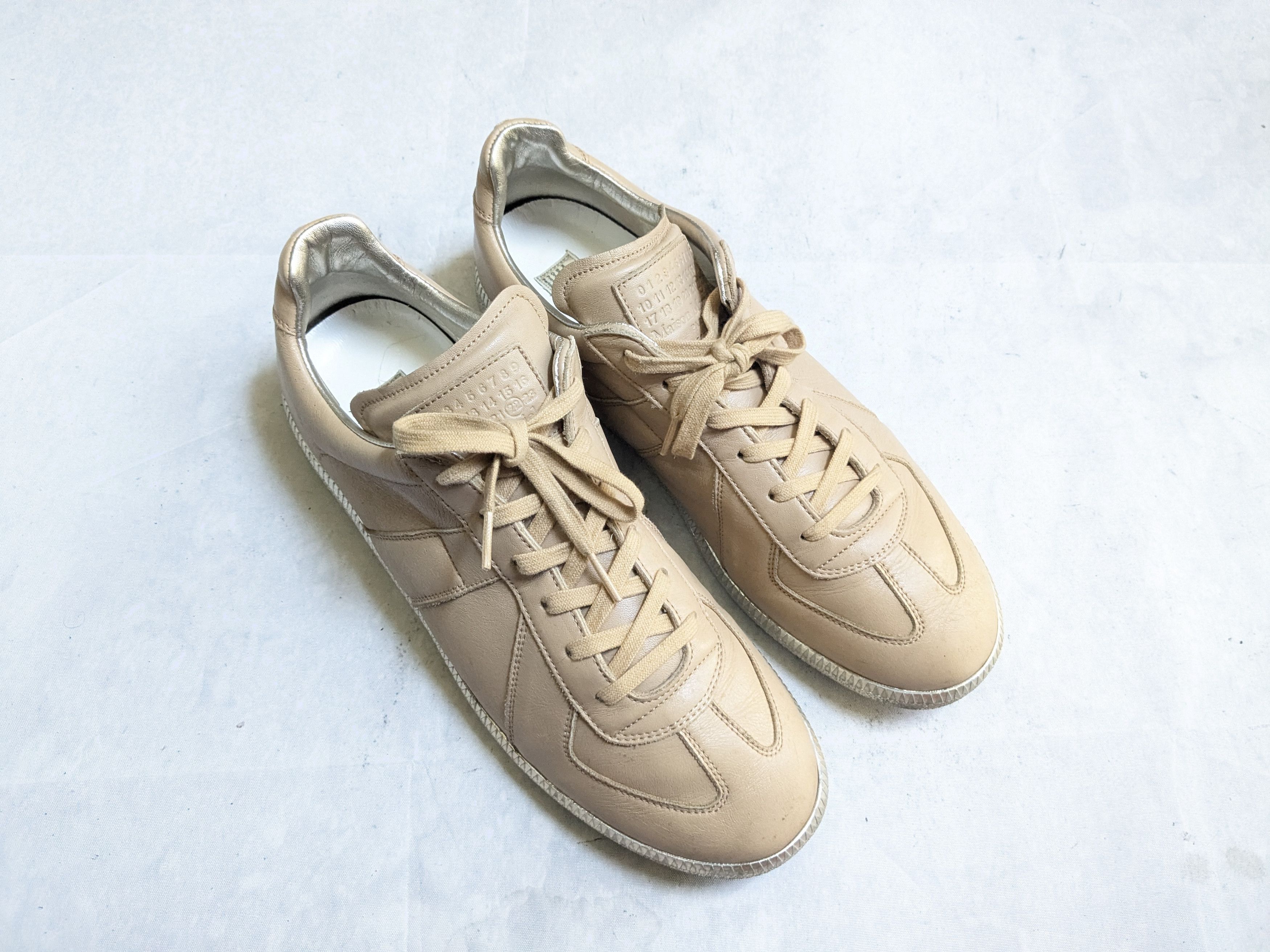Maison Margiela Maison Margiela Replica GAT Silver 11 44 Low Tops Leather Size US 11 / EU 44 - 4 Thumbnail