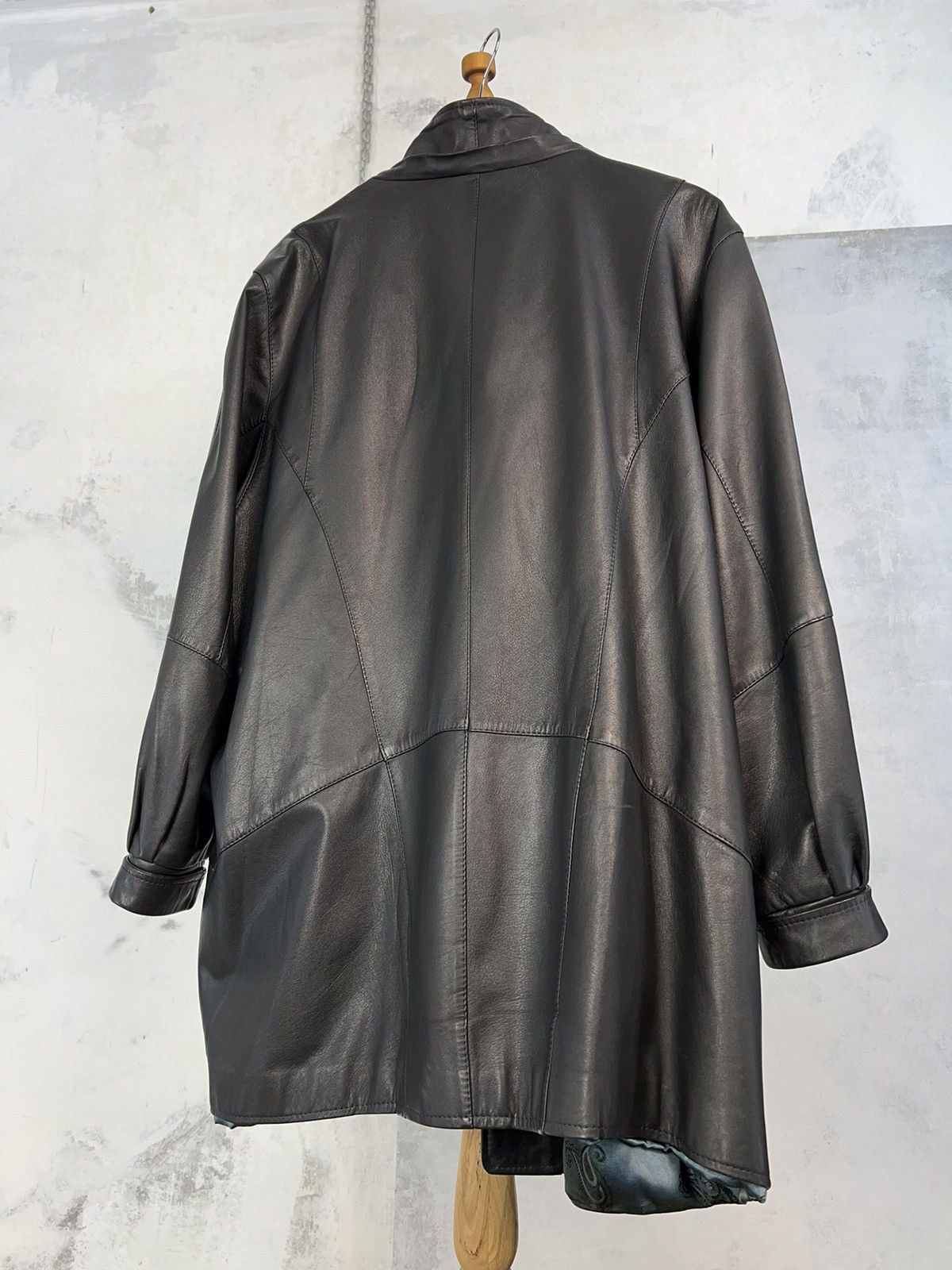 Genuine Leather Vintage Leather Jacket Size L - XL Size XL / US 12-14 / IT 48-50 - 5 Thumbnail