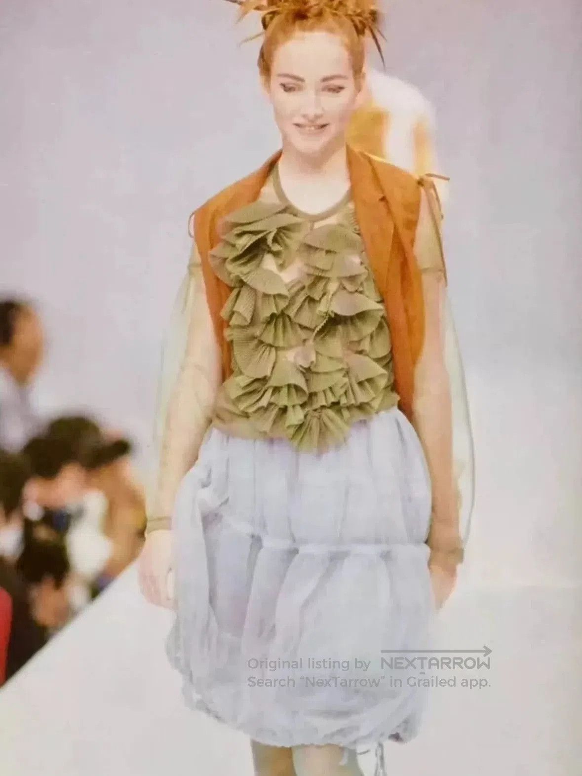 Comme des Garcons COMME des GARCONS 1999AW Mesh Skirt. Size US 28 / EU 44 - 2 Thumbnail