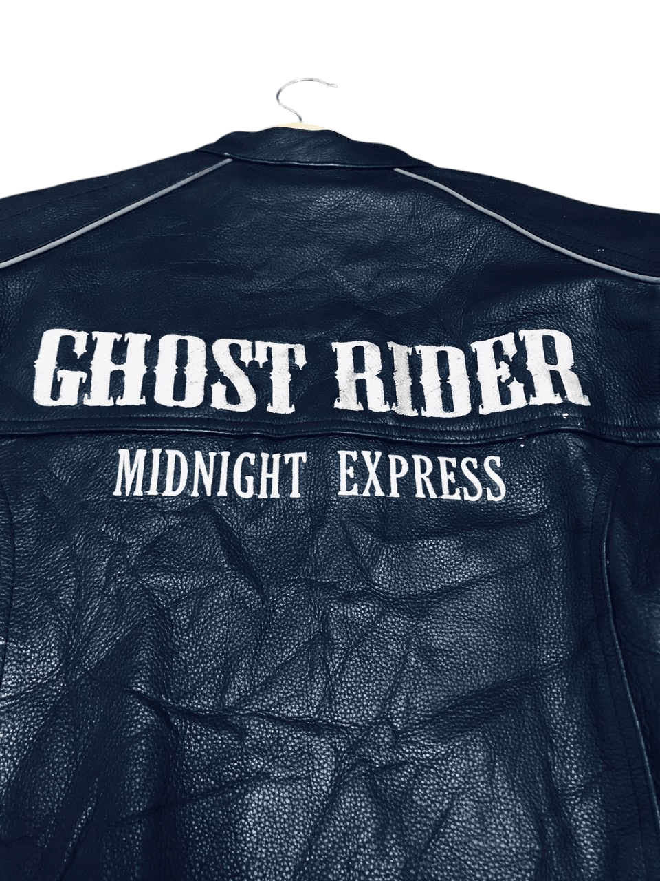 Vintage Vintage Ghost Rider by Good Luck Leather Jacket Size US M / EU 48-50 / 2 - 7 Thumbnail