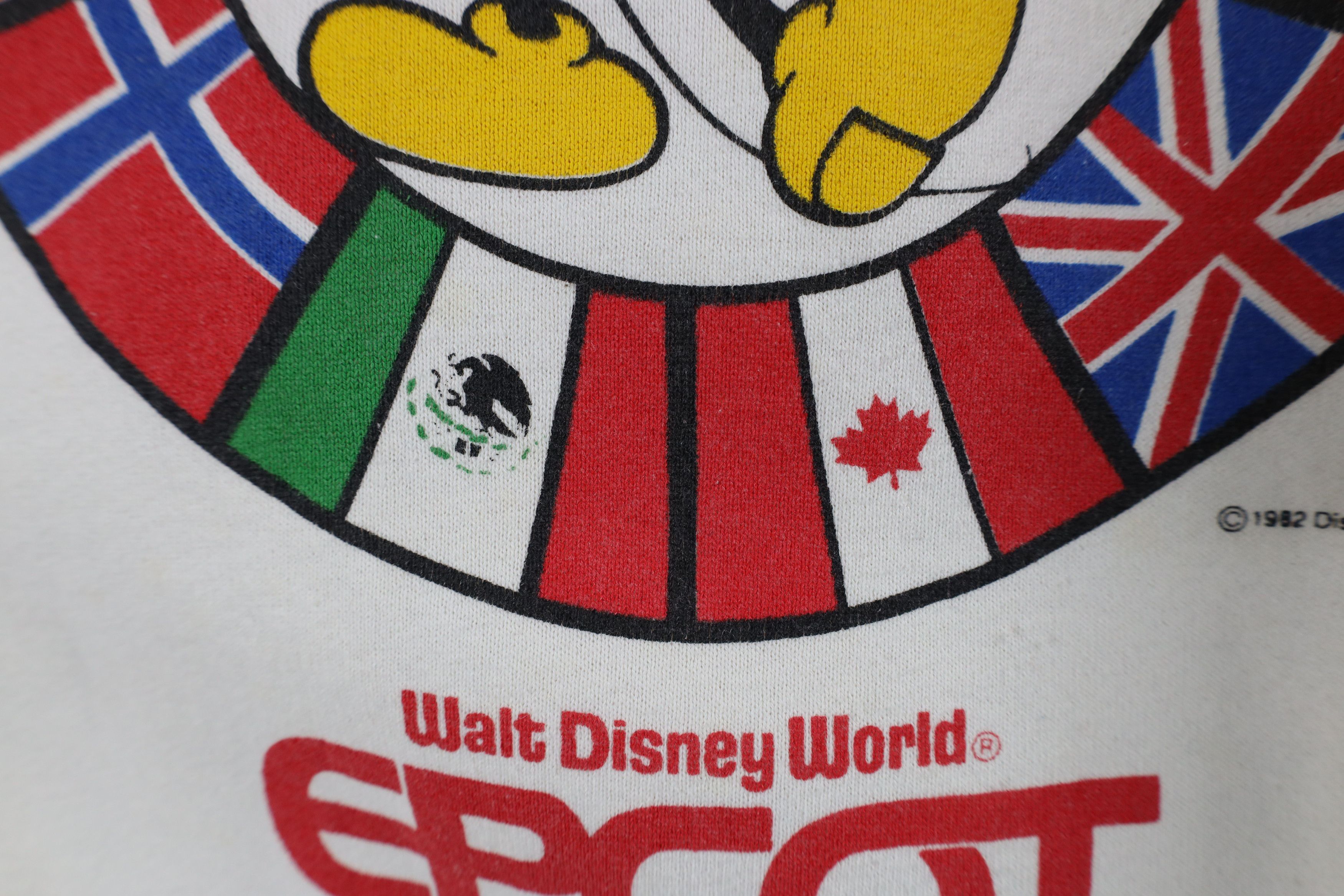 Disney × Vintage Vintage 80s Disney Epcot Center Spell Out Sweatshirt USA Size L / US 10 / IT 46 - 5 Thumbnail