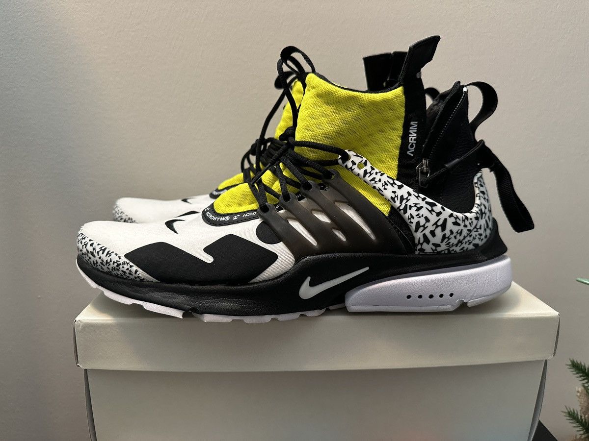image of Acronym Air Presto Mid Dynamic Yellow Shoes, Men's (Size 11)