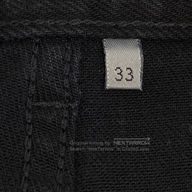 Dior Dior Black logo letter trim cotton casual denim trousers Size US 33 - 7 Thumbnail
