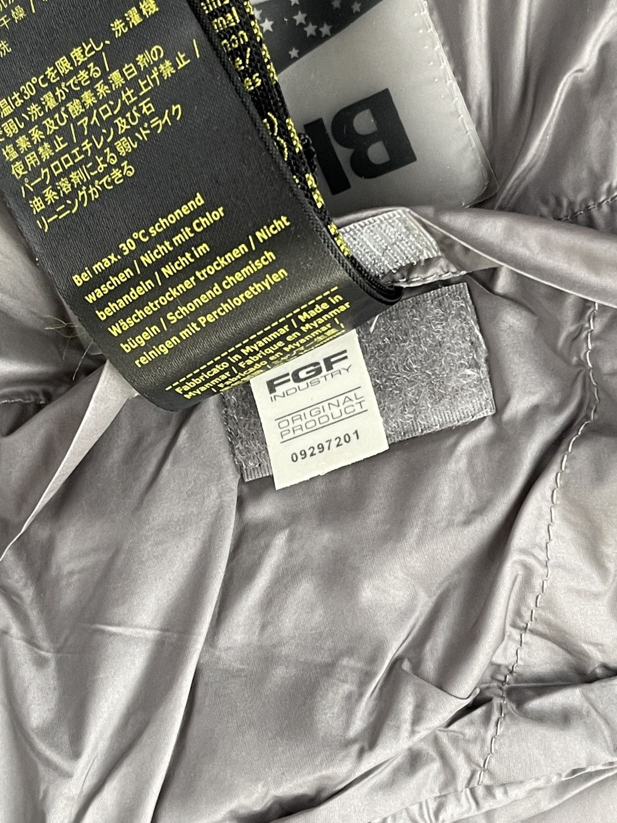 Other Blauer USA Sleeve Logo Quilted Grey Light Puffer Jacket Size US M / EU 48-50 / 2 - 20 Thumbnail