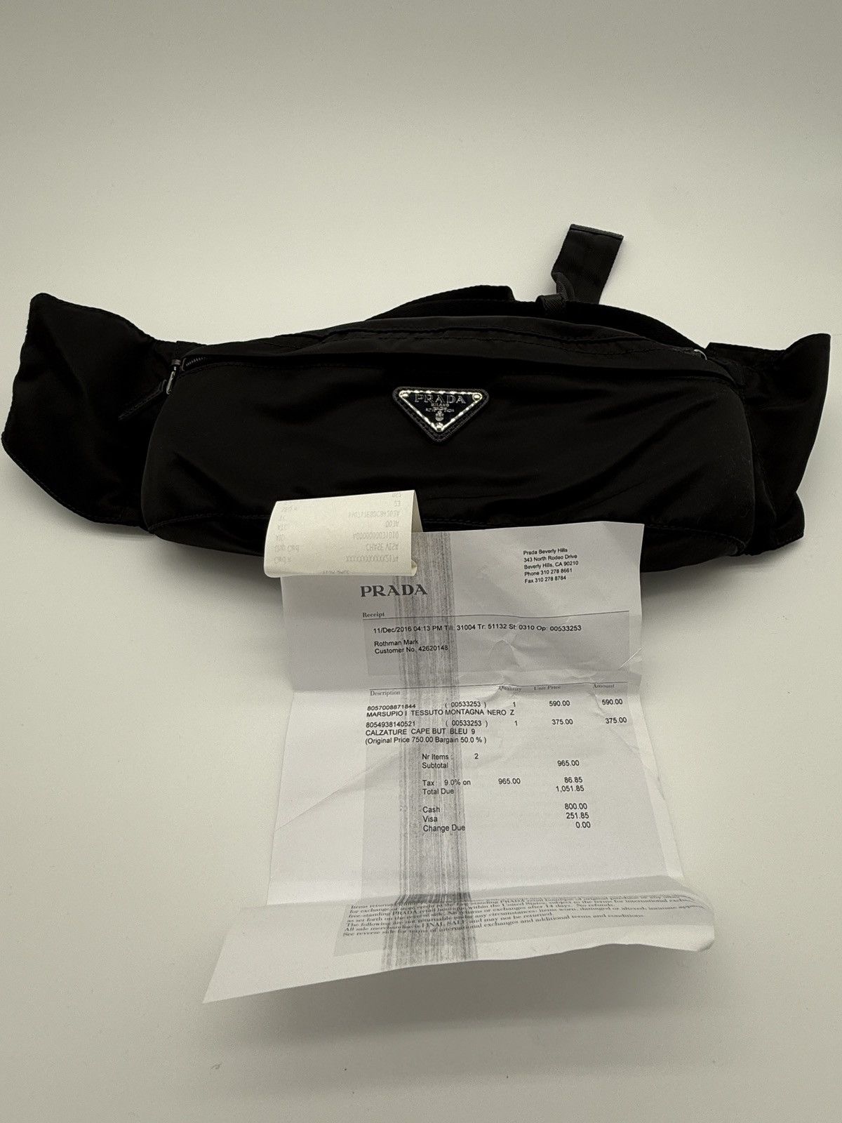 Prada Prada Fanny Pack Size ONE SIZE - 13 Thumbnail