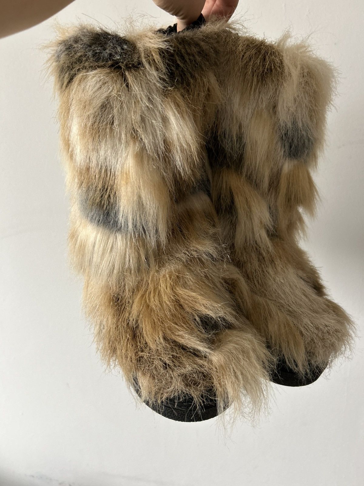Japanese Brand FAUX FUR RICK OWENS VIBE YETI BOOTS STYLE hysteric glamour Size US 8.5 / EU 41-42 - 12 Thumbnail