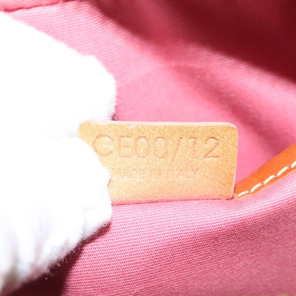 Celine CELINE C Macadam Canvas Hand Bag Suede Pink Gold Size ONE SIZE - 13 Thumbnail