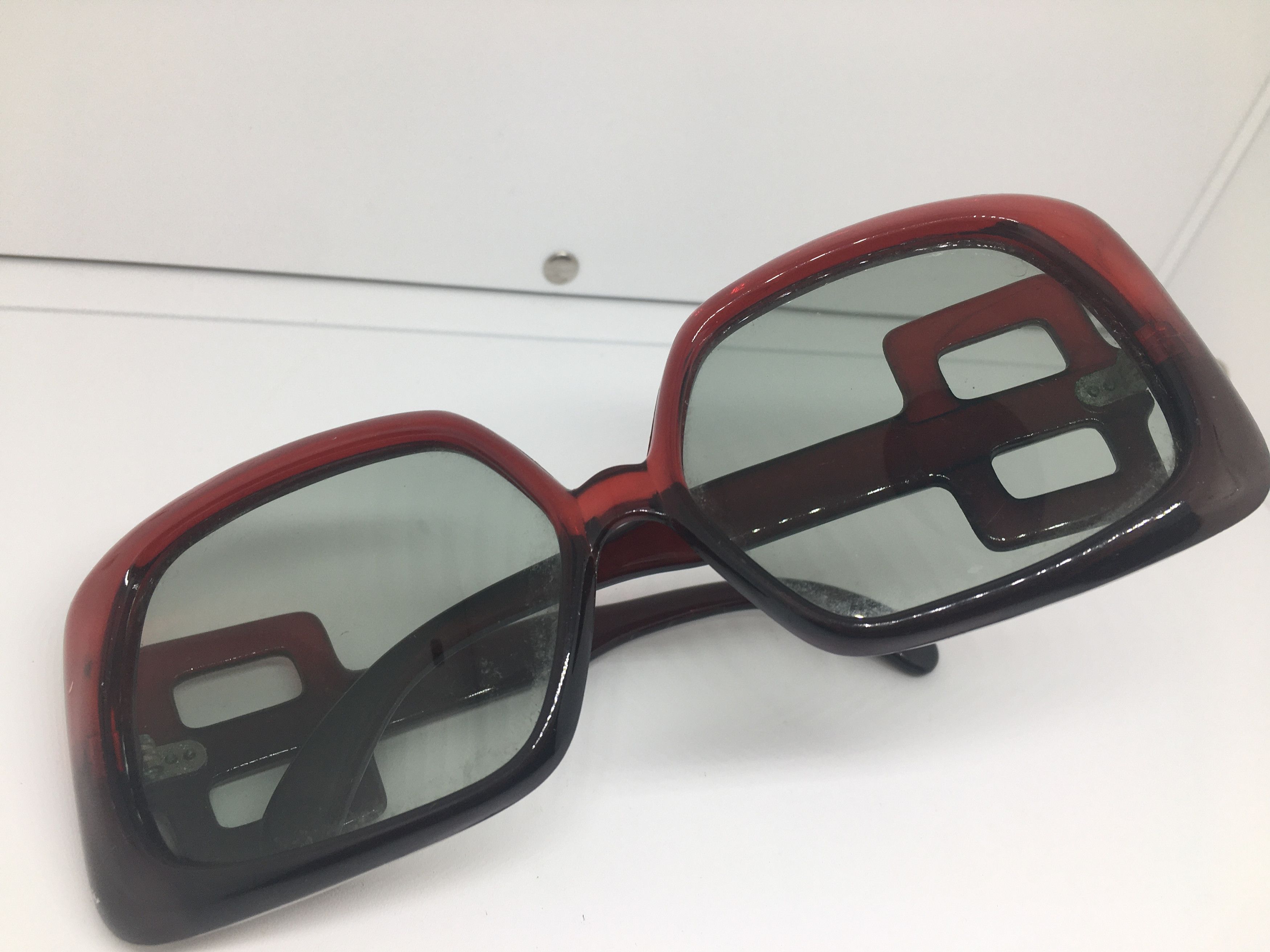 Vintage Vintage Diva Handmade Sunglasses Frame Glass Lens Size ONE SIZE - 7 Thumbnail