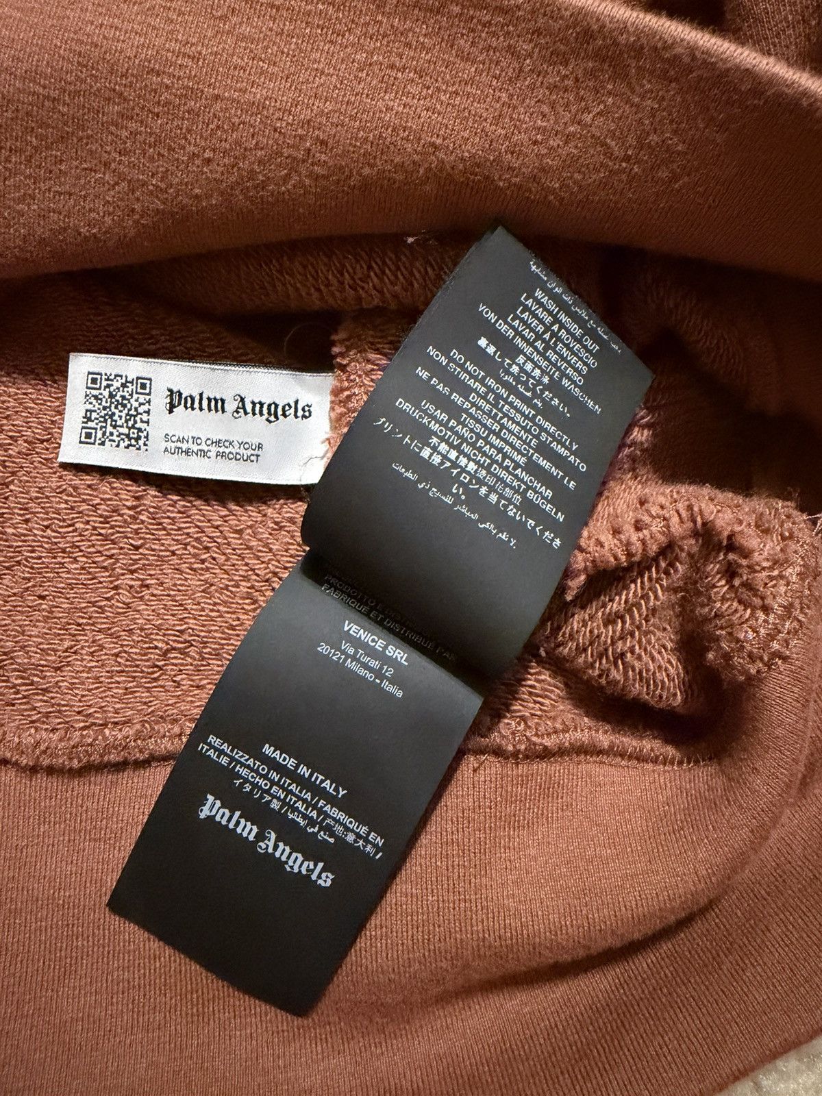 Palm Angels Palm Angels Maroon Hoodie Size US M / EU 48-50 / 2 - 3 Thumbnail