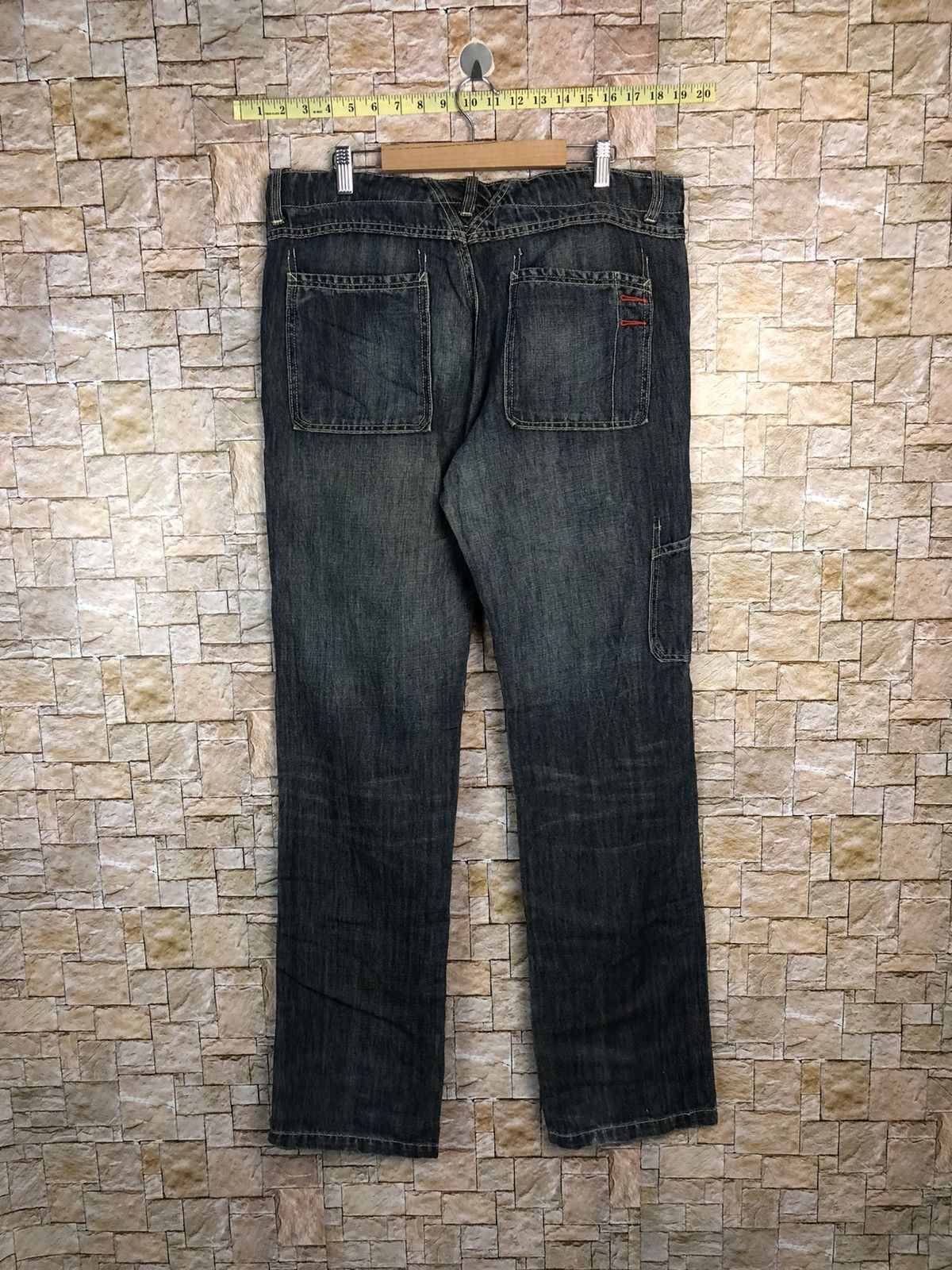 Gap Gap vintage faded denim Blue Jeans #A326 Size US 35 - 15 Thumbnail