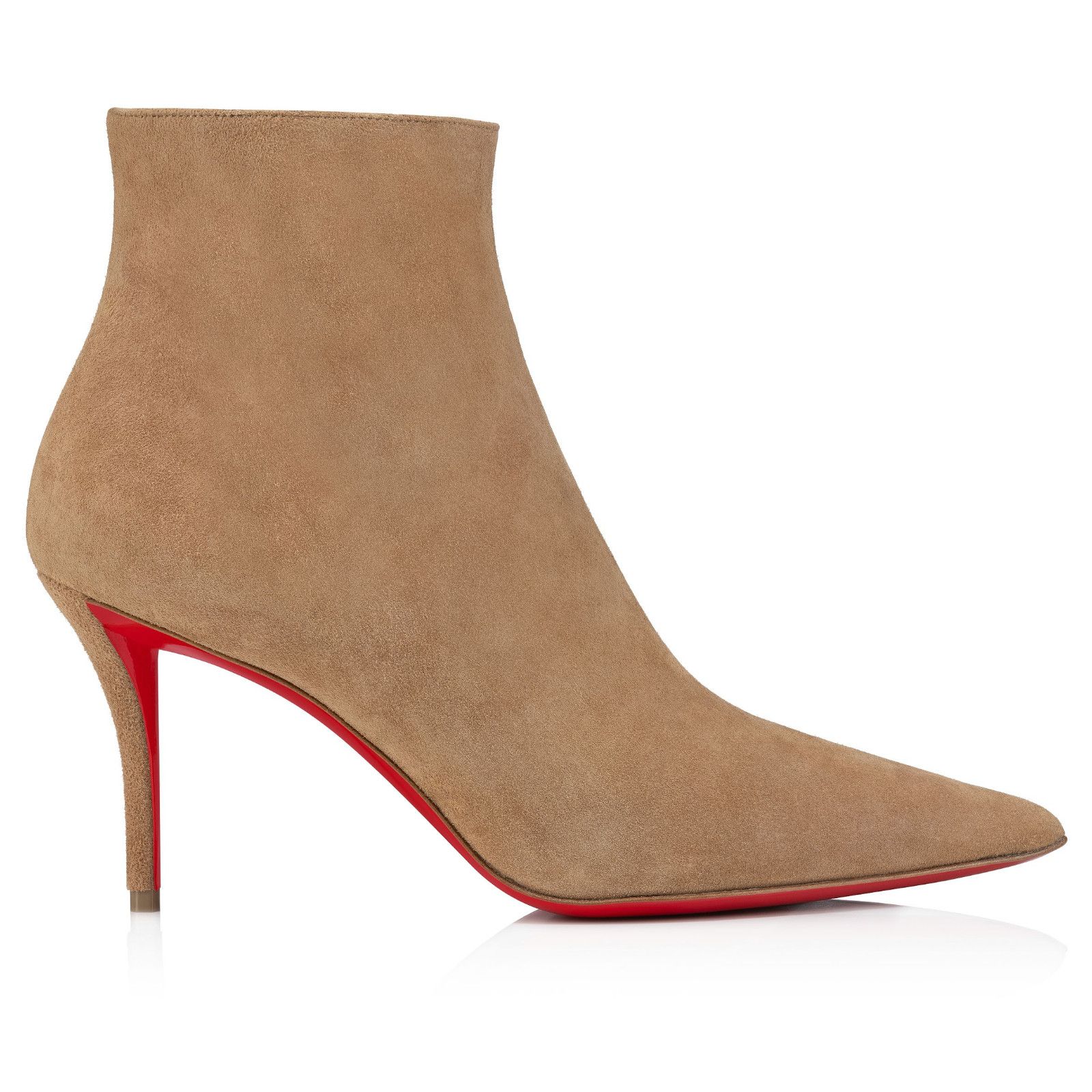 Christian Louboutin Christian Louboutin So Apostropha Booty 80 Beige Suede Size US 8.5 / IT 38.5 - 3 Thumbnail
