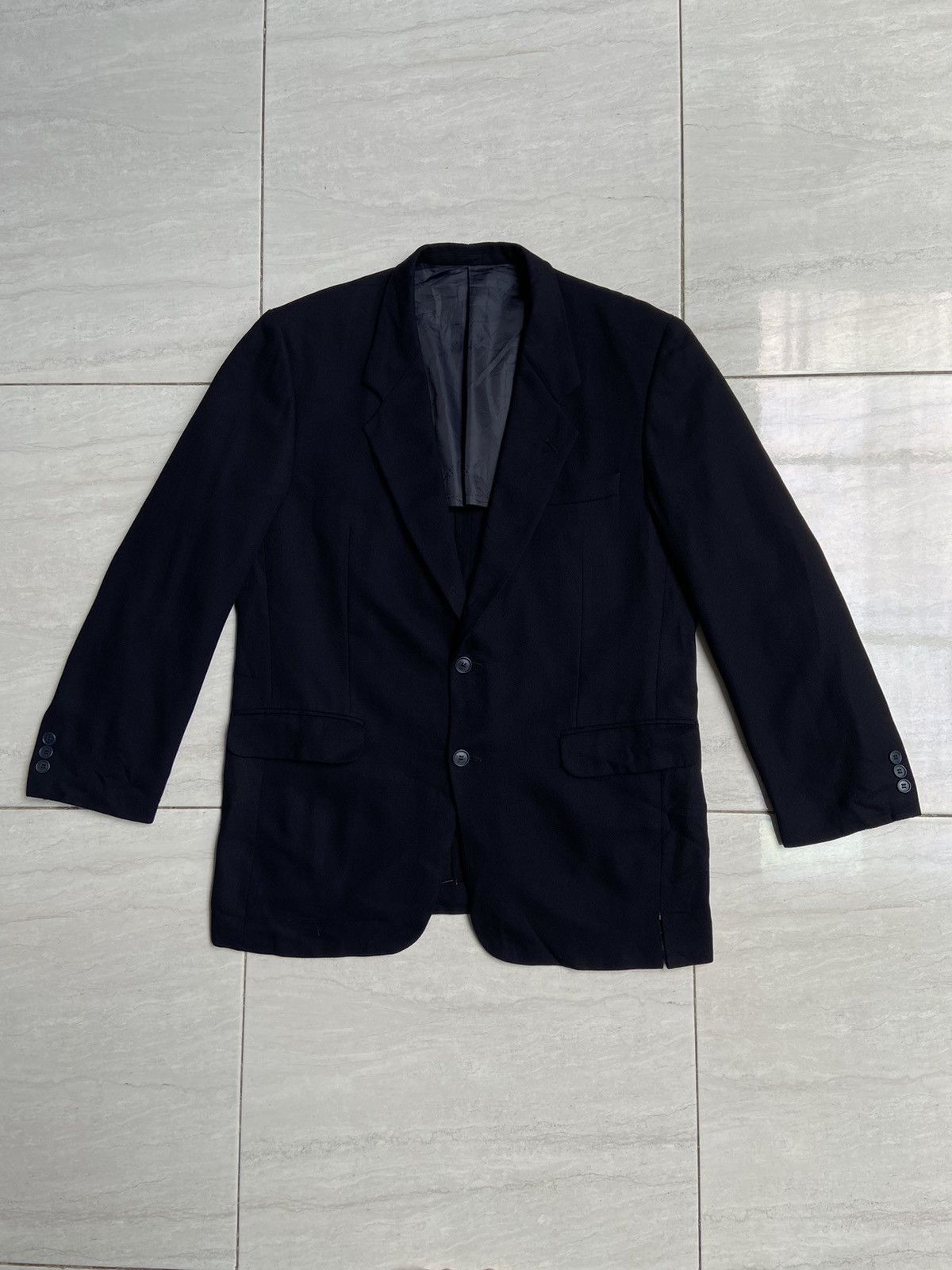 Pierre Balmain PIERRE BALMAIN Paris Navy Suit Size 54L - 6 Thumbnail