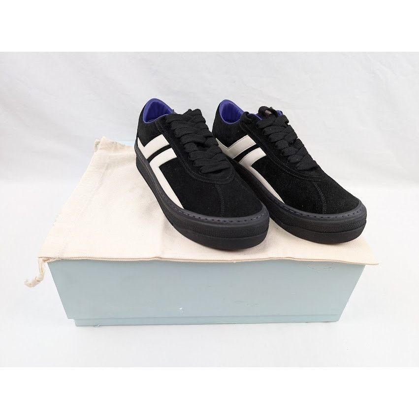 Lanvin o1rshd1 High Sole Low-Top Sneakers in Black/Off White Size US 9 / EU 42 - 12 Thumbnail