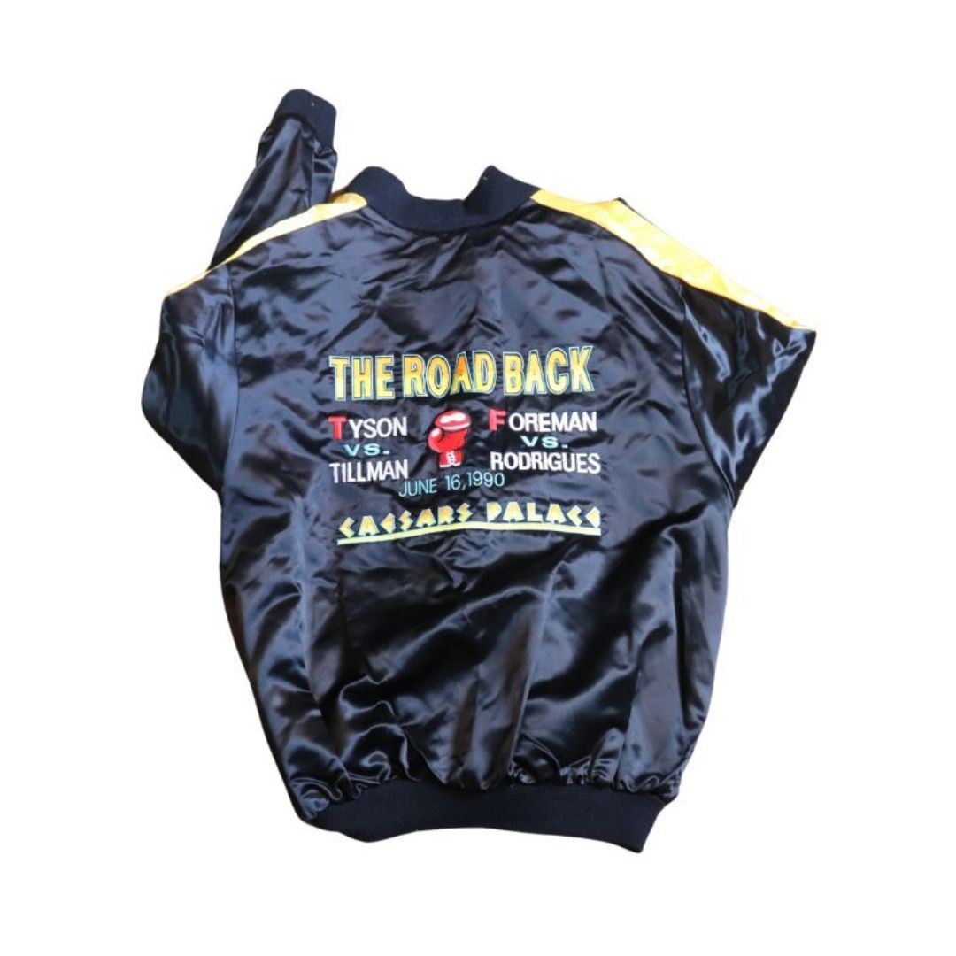 image of Vintage Caesar's Palace 'the Road Back' 90's Jacket (Xl) in Black, Men's