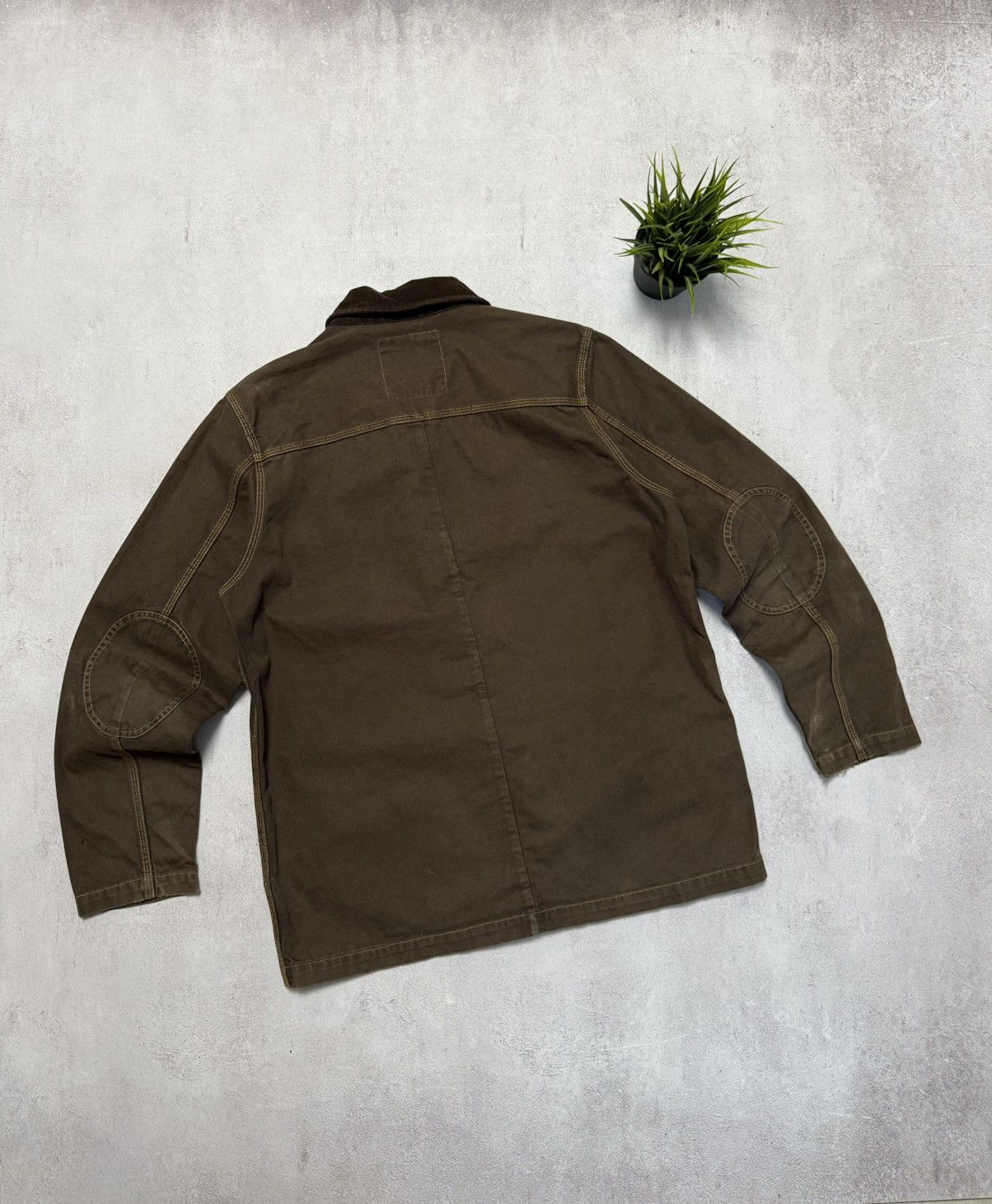 Dickies × Vintage Vintage Dickies Work Denim Jacket Brown Faded Amazing 90s Size US L / EU 52-54 / 3 - 10 Thumbnail