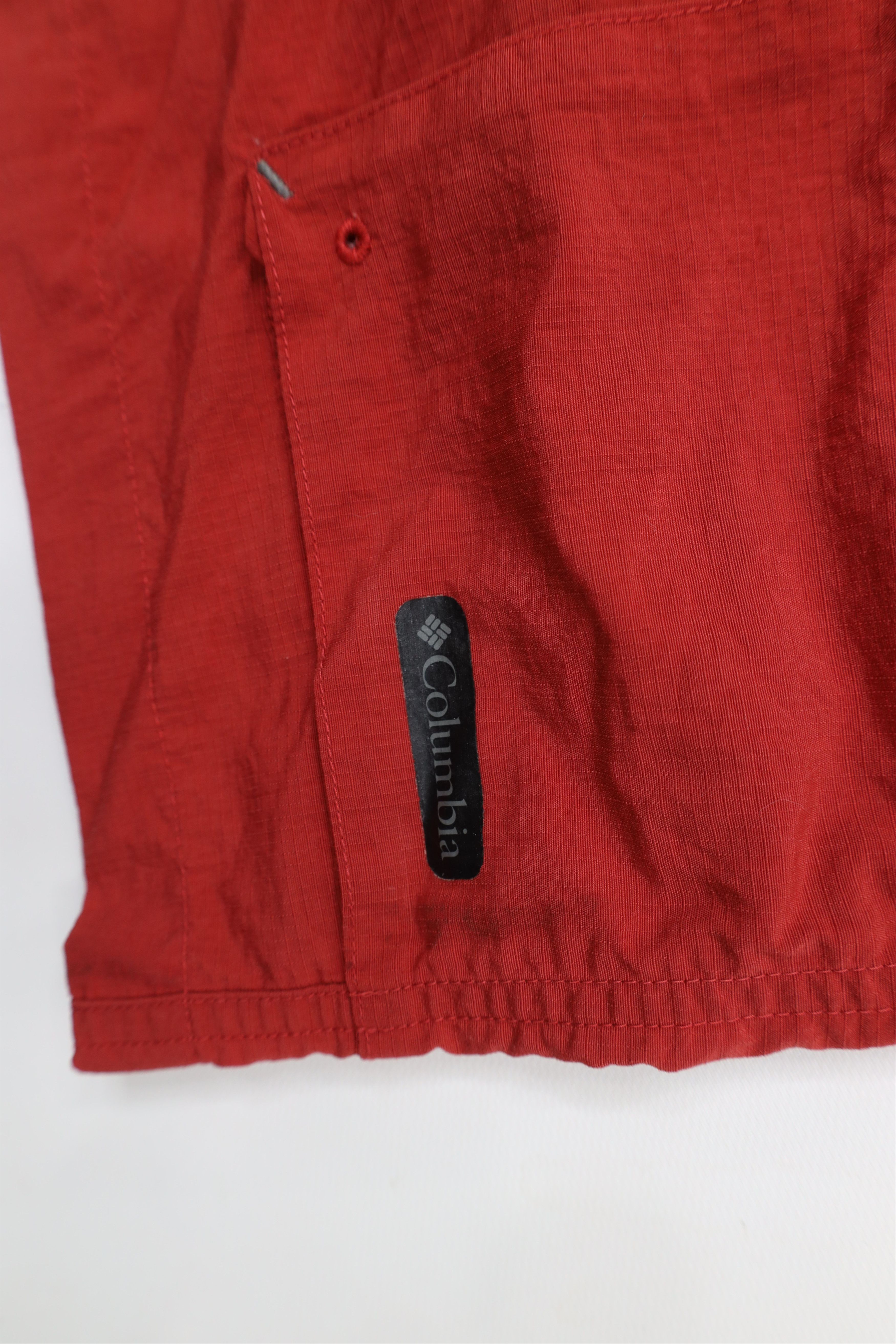 Columbia Vintage Y2K Columbia Lined Above Knee Cargo Shorts Red Size US 36 / EU 52 - 5 Thumbnail