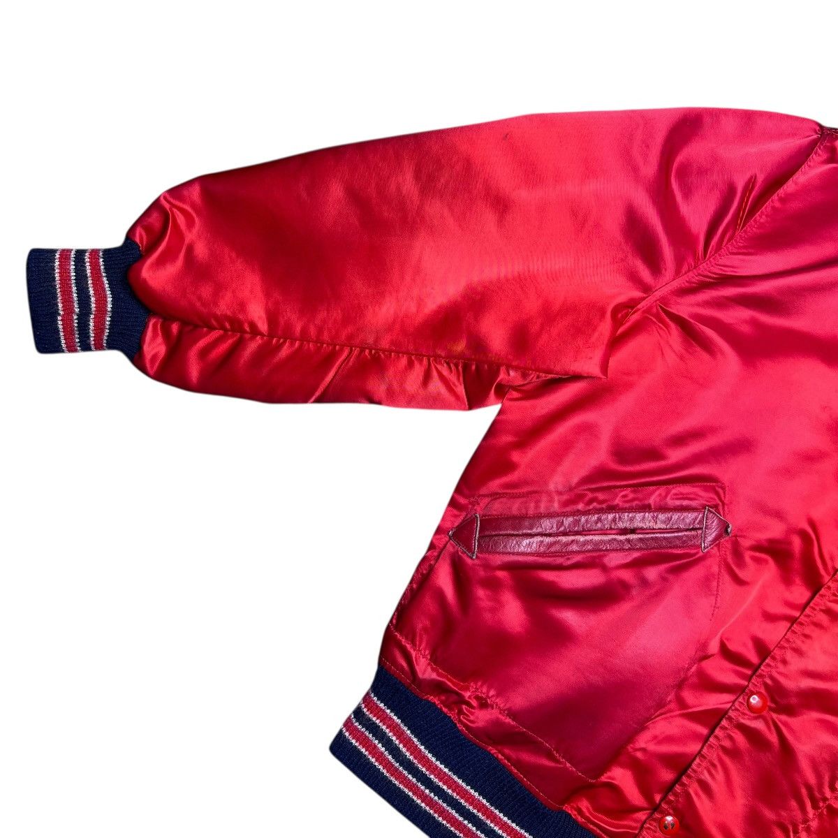 MLB Vtg 1960s MLB St. Louis Cardinals KM Pro Co Red Satin Jacket Size US L / EU 52-54 / 3 - 7 Thumbnail