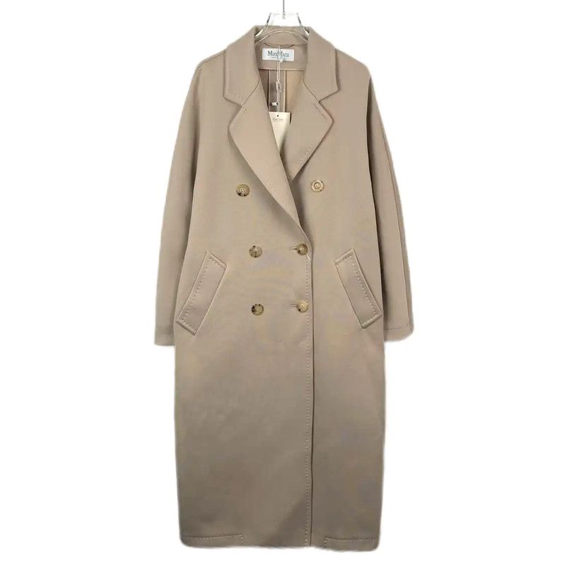 Max Mara MaxMara Women's Large Light Brown Coat 0089 Size L / US 10 / IT 46 - 1 Thumbnail