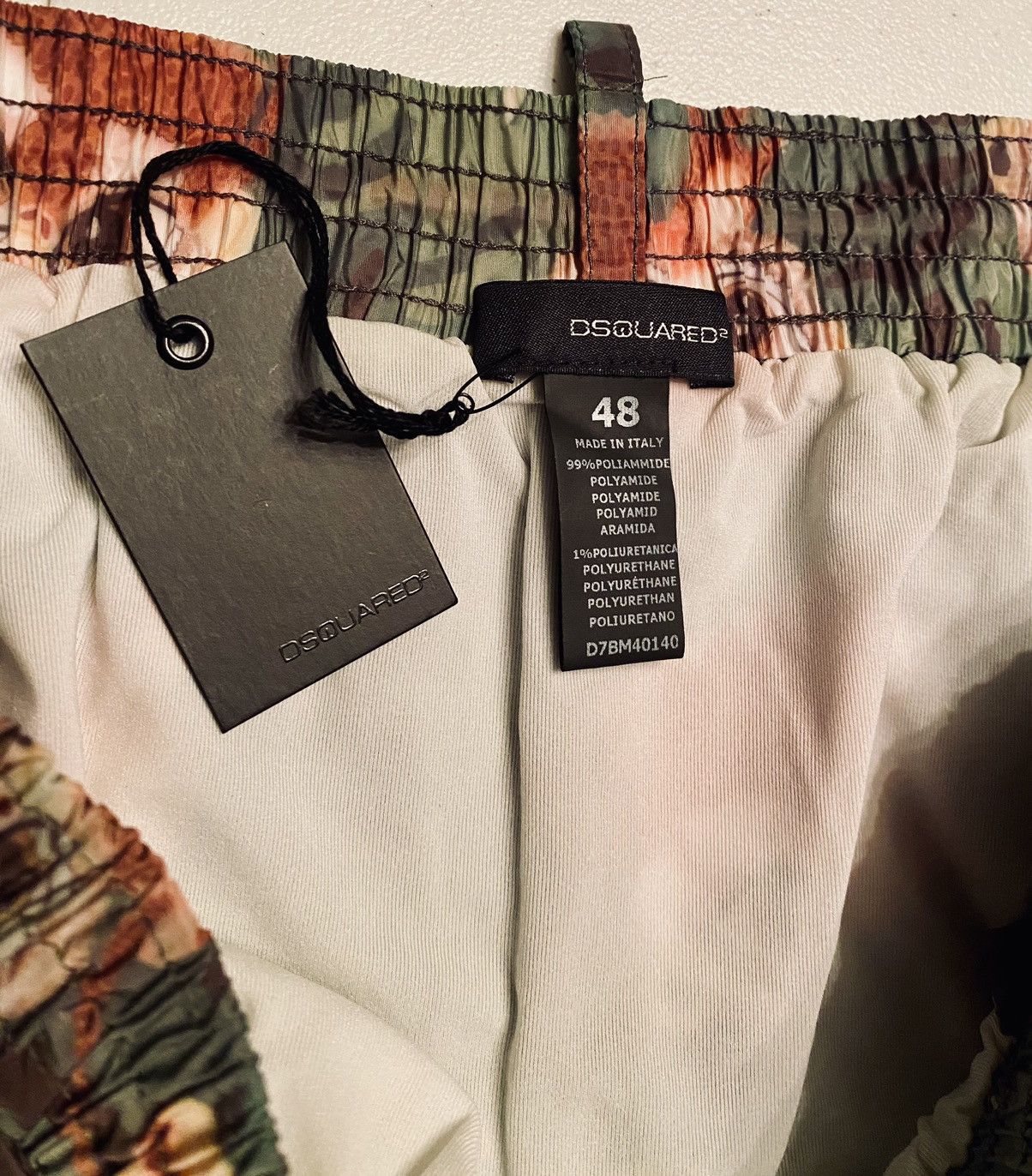 Dsquared2 Dsquared2 🇮🇹 Jungle Booty Techno Resort Swim Boxer 48 NWT Size US 32 / EU 48 - 3 Thumbnail