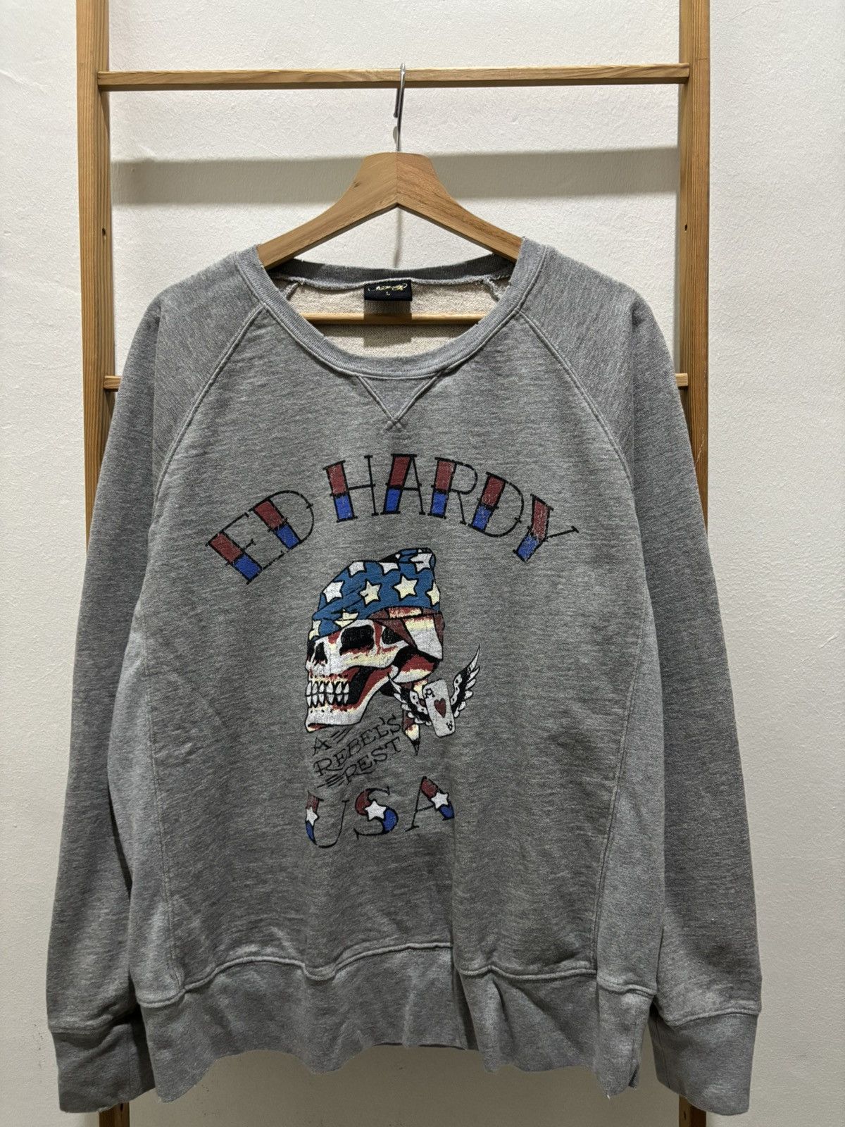 Ed Hardy Ed Hardy USA rebels Sweatshirt Size US L / EU 52-54 / 3 - 1 Thumbnail