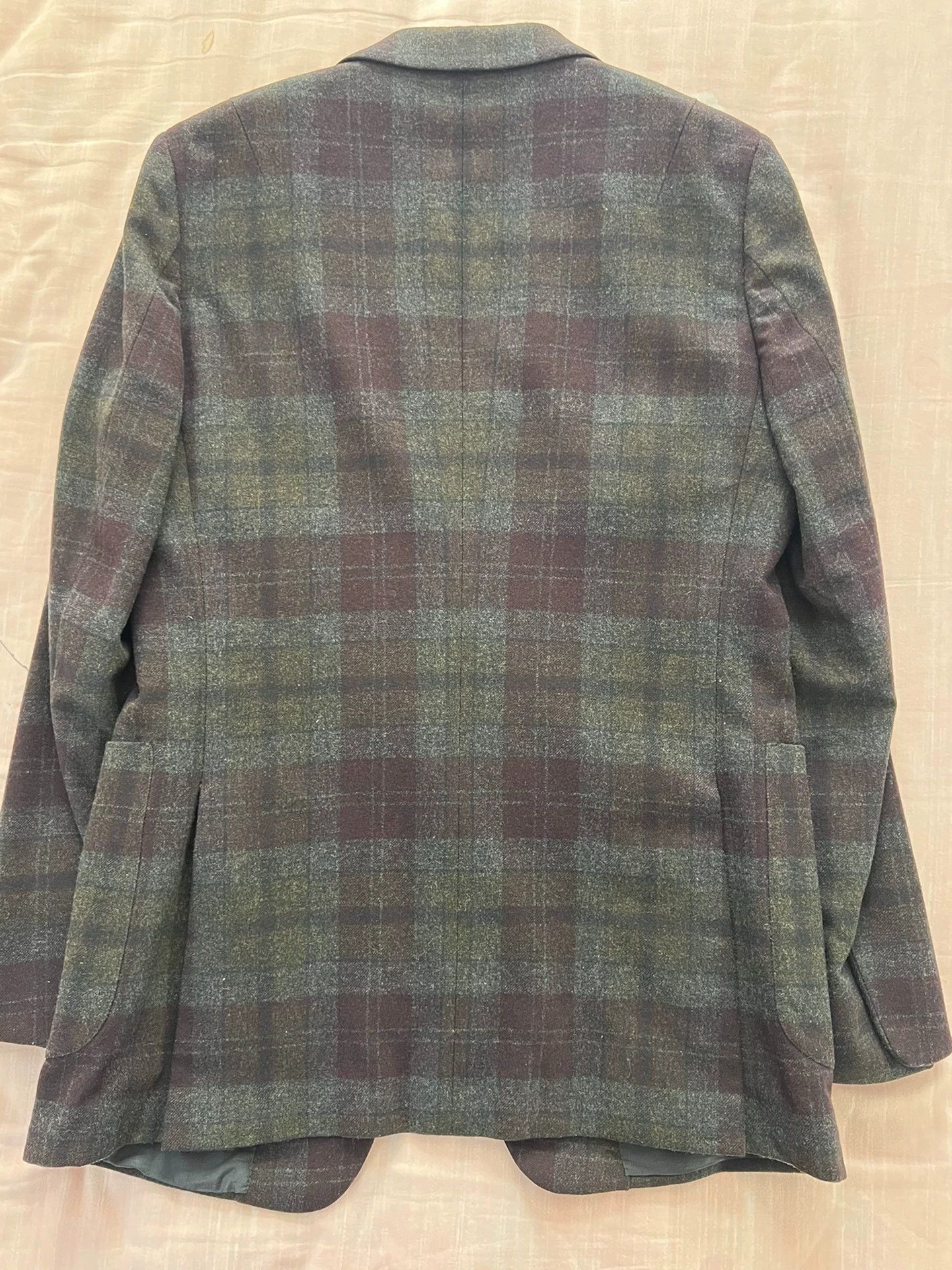 Ermenegildo Zegna EZ XXX Green Check Regular Fit Suit Men's 54 90% Wool Size 54R - 2 Thumbnail