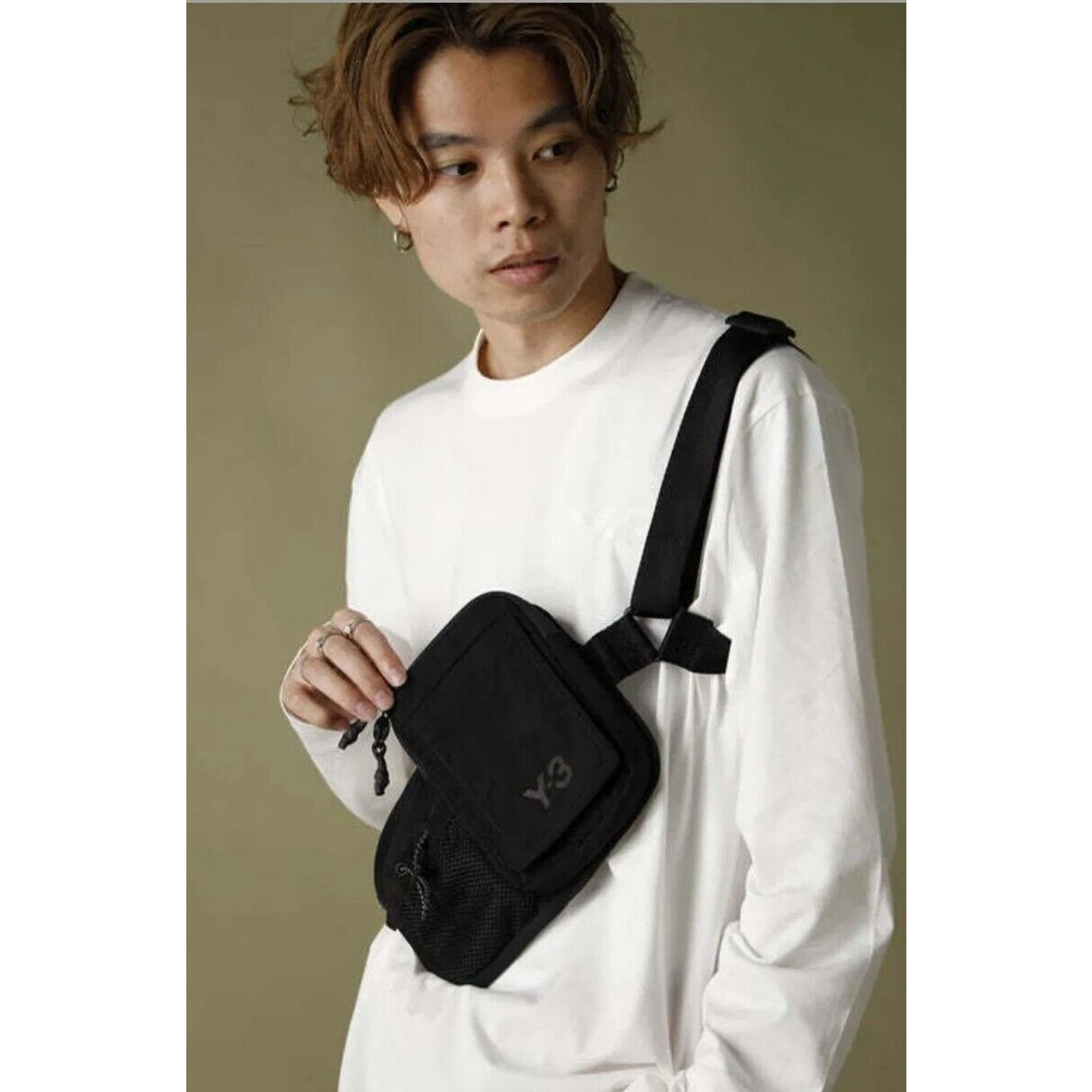 Y-3 Adidas Y-3 GK2109 Yohji Yamamoto CH3 Cord Bum Bag Size ONE SIZE - 12 Thumbnail