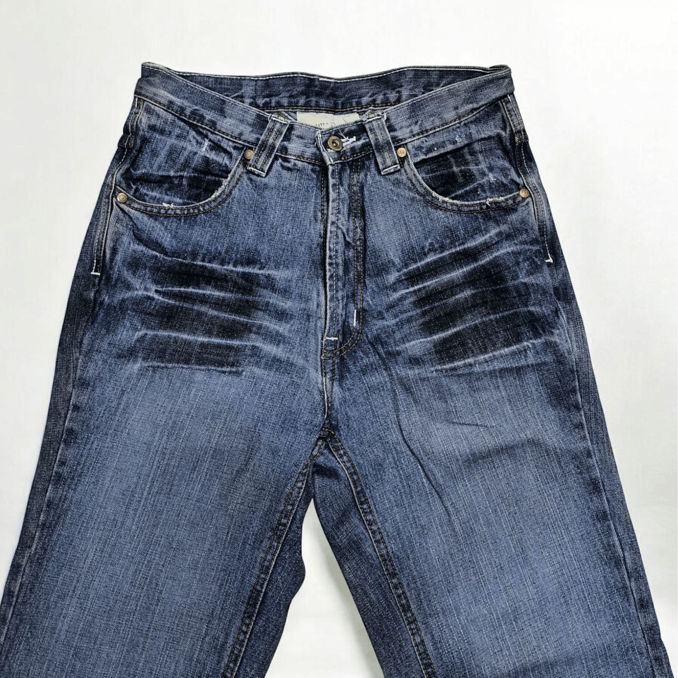 Le Grande Bleu (L.G.B.) × Southpole × Vintage SOUTHPOLE RELAXED BOOTCUT VTG LIKE IF SIX WAS NINE JEANS Size US 30 / EU 46 - 2 Thumbnail