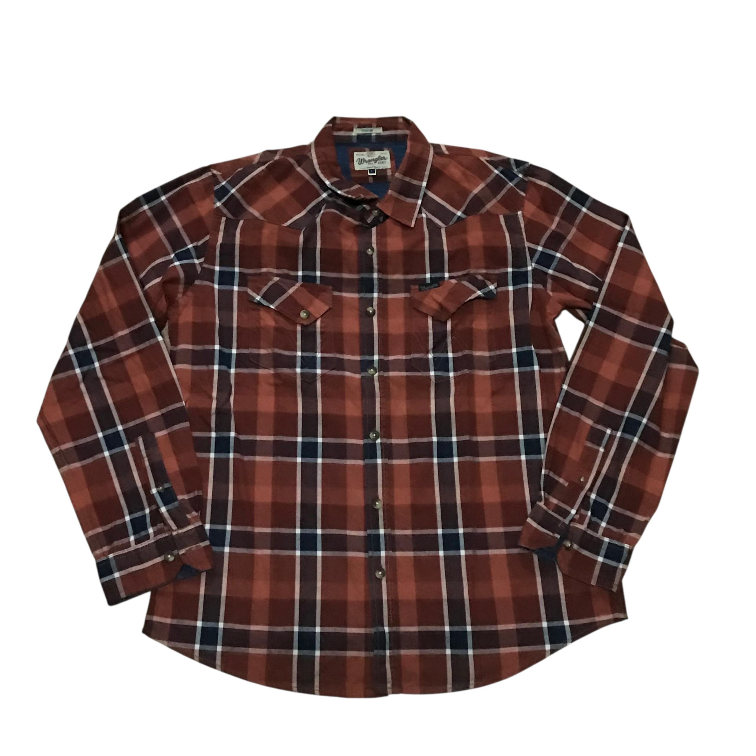 Wrangler Wrangler Flannel Tartan long Sleeves shirt Size L Size US M / EU 48-50 / 2 - 1 Thumbnail