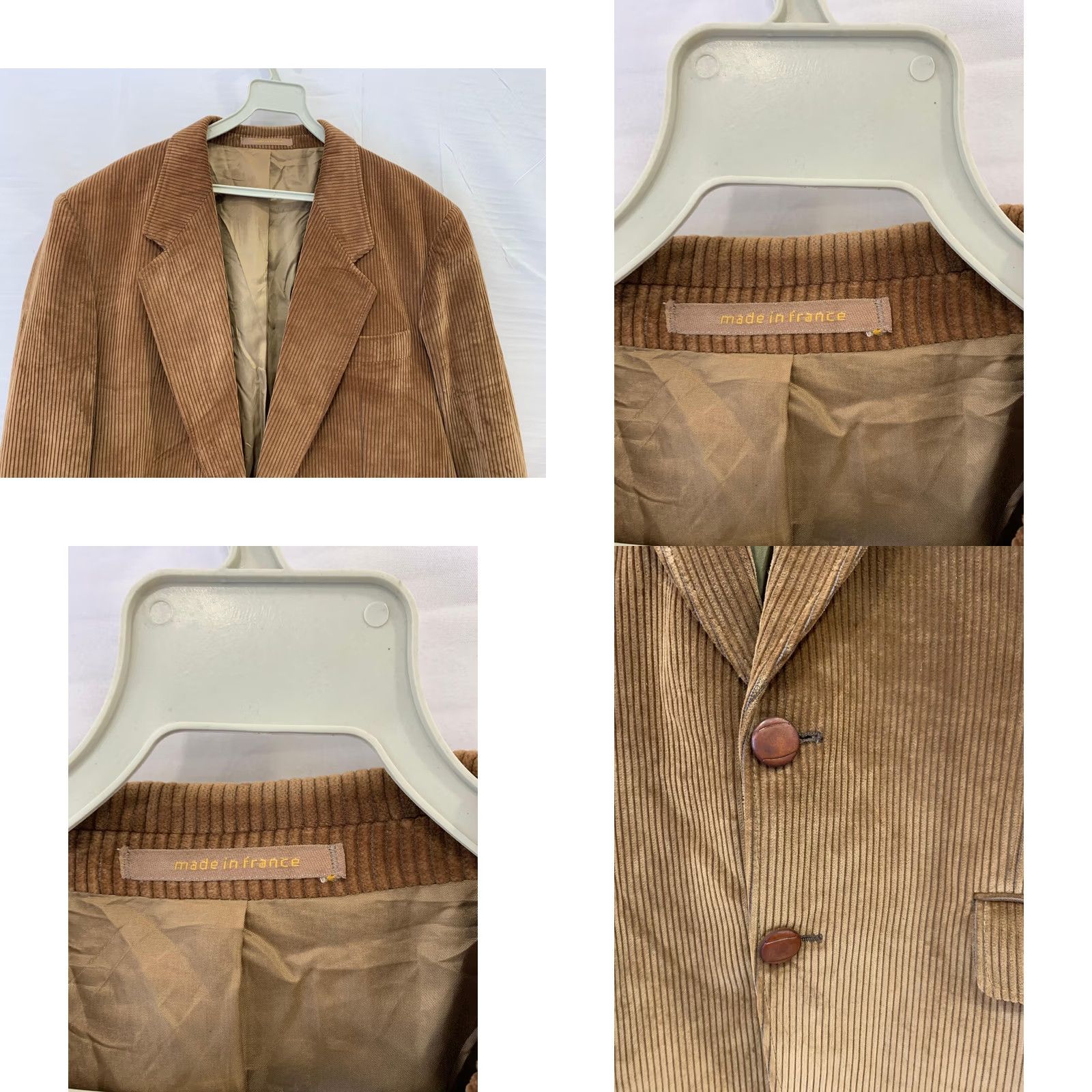 Guy Laroche VTG Guy Laroche Monsieur Blazer Jacket Brown 44 L Corduroy Paris Made in France Men M/L Adults Mens Panache Size 42R - 8 Thumbnail