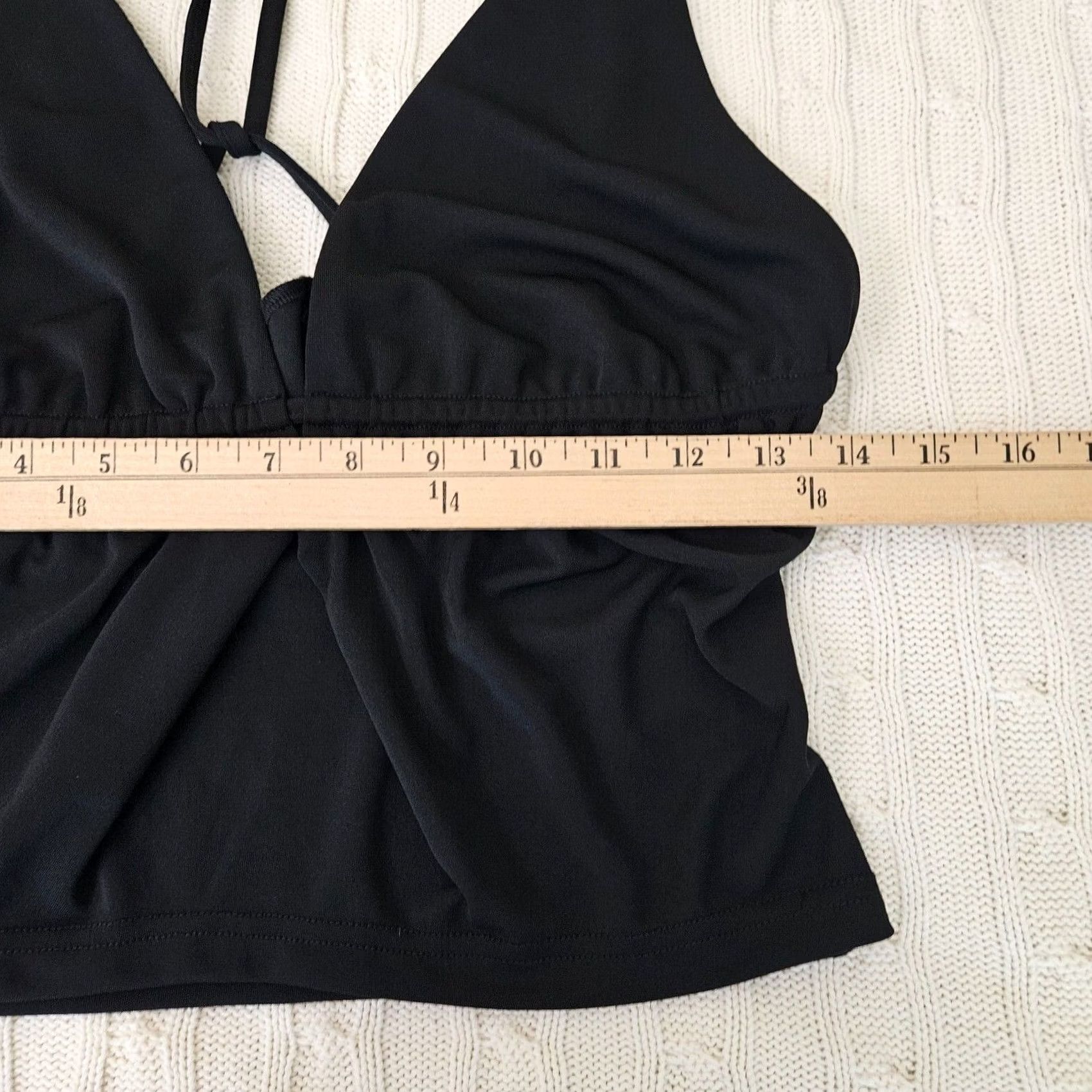 Vintage Finders Keepers Women's Black Tank top Size 4 V-neck Size S / US 4 / IT 40 - 5 Thumbnail