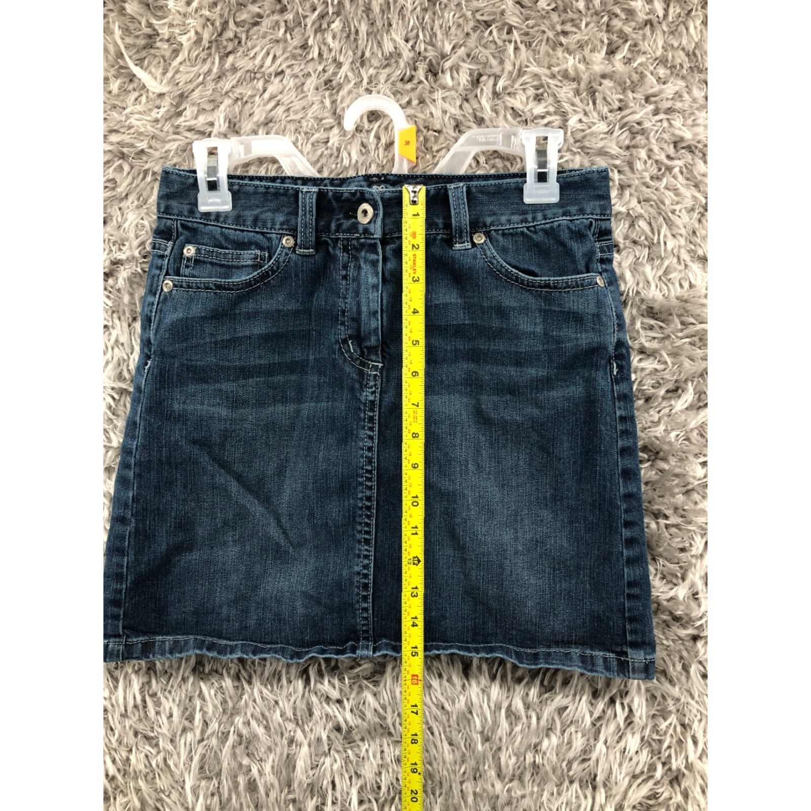 Ann Taylor Ann Taylor Skirt Womens Midi Denim Blue 2 Midi Skirt Regular Cotton Denim Logo Barbie Casual Fall Spring Summer Winter Womens Size 26" / US 2 / IT 38 - 3 Thumbnail