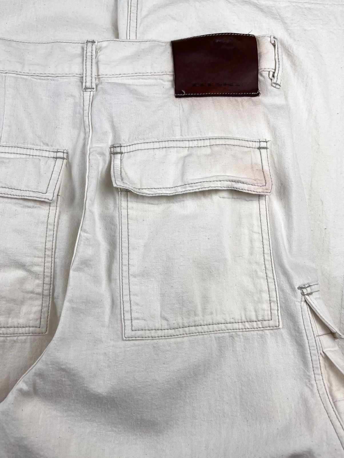 Rick Owens SS23 Rick Owens Edfu MIJ Geth Cargo Denim Jeans Wide Leg Size US 29 - 4 Thumbnail