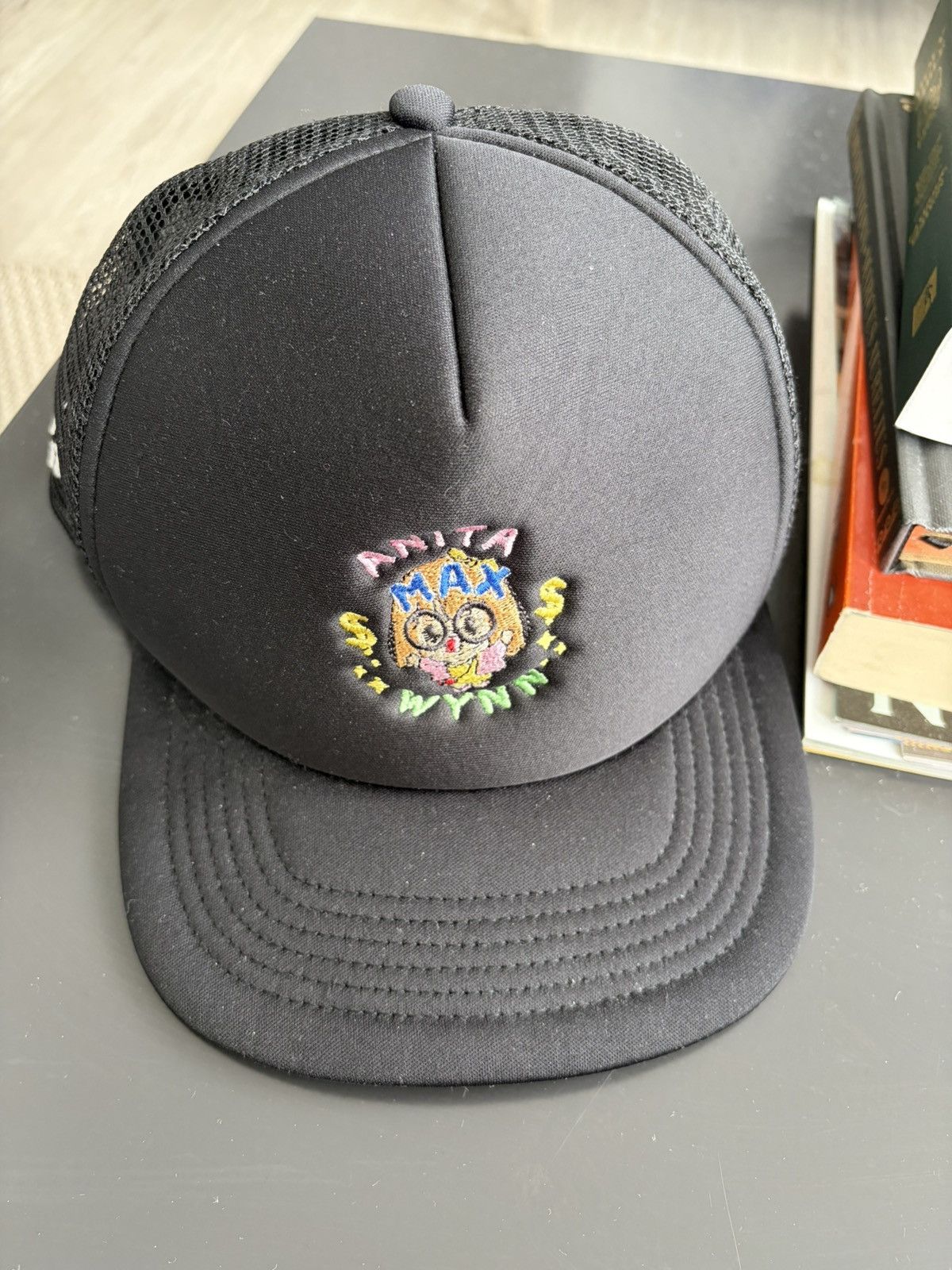 October's Very Own Anita Max Wynn Trucker Hat - Black Size ONE SIZE - 1 Thumbnail