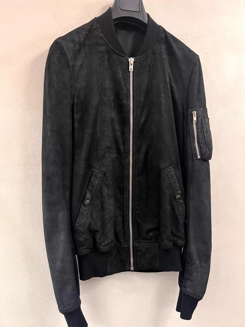 Rick Owens Rick Owens Burst crack burning leather jacket Size US S / EU 44-46 / 1 - 9 Thumbnail