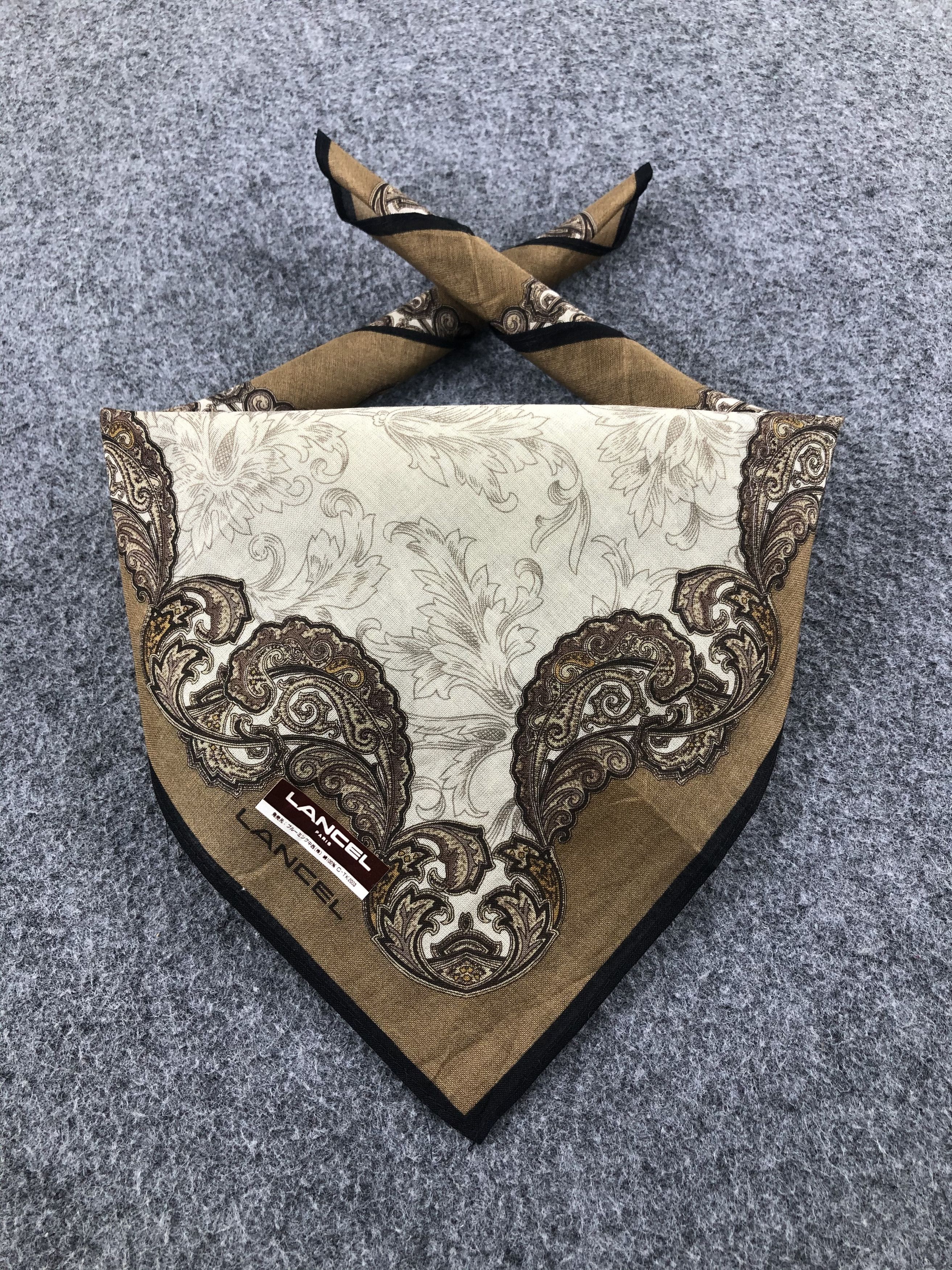 Lancel × Vintage Lancel Paislee Handkerchief / Bandana / Neckerchief Size ONE SIZE - 2 Thumbnail