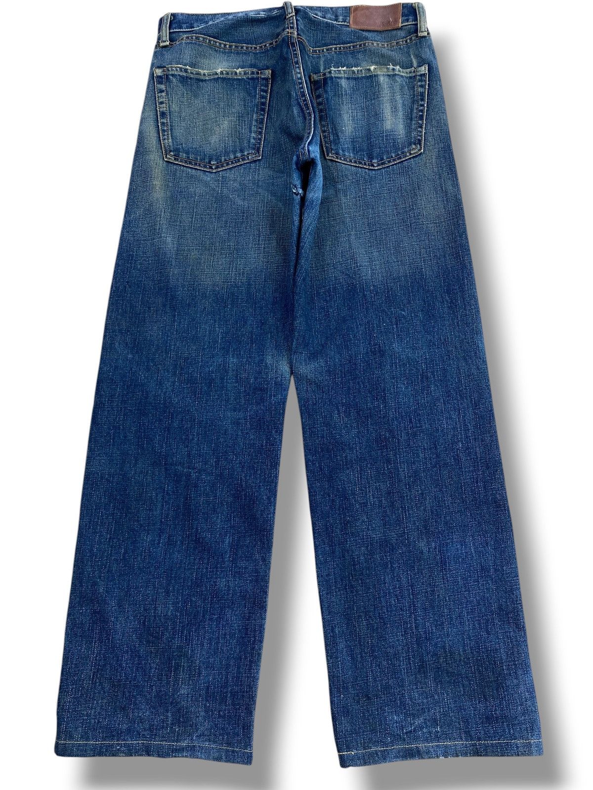 Uniqlo Uniqlo Vintage Faded Wash Style Baggy Jeans Size US 30 / EU 46 - 3 Thumbnail