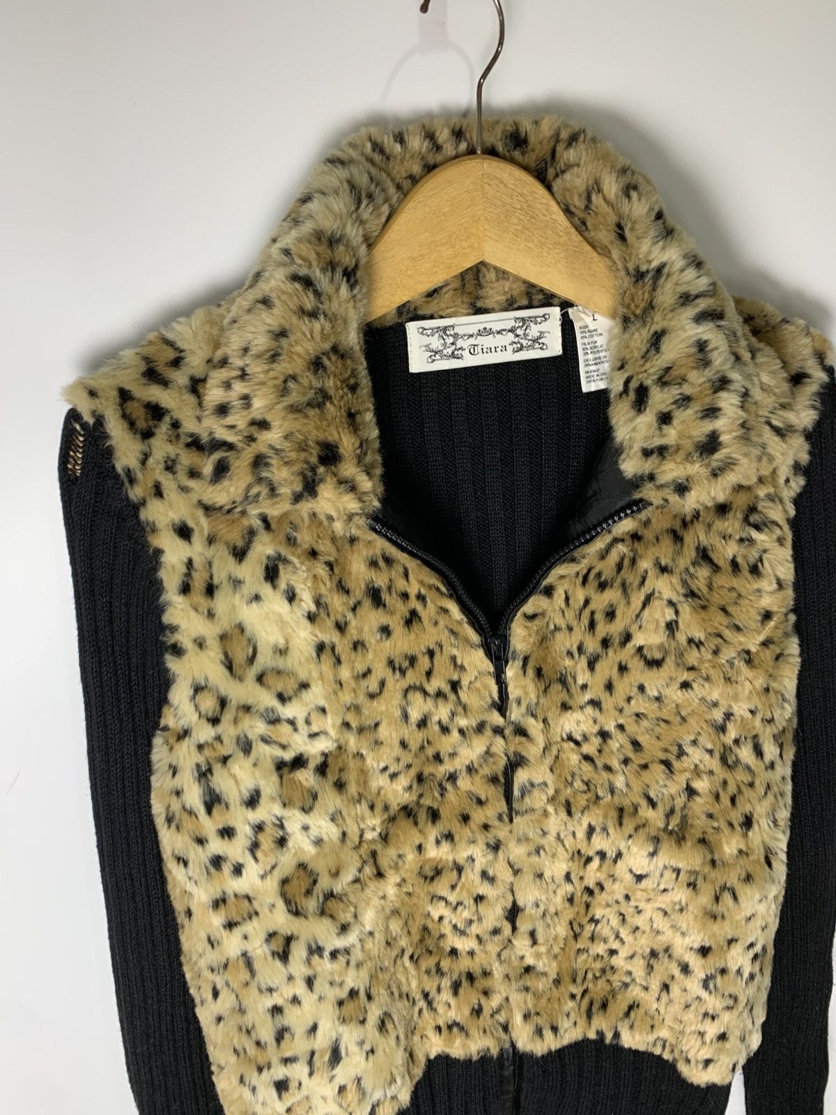 14th Addiction × Japanese Brand × KMRii grunge style leopard knit fur Diara y2k Size US S / EU 44-46 / 1 - 4 Thumbnail