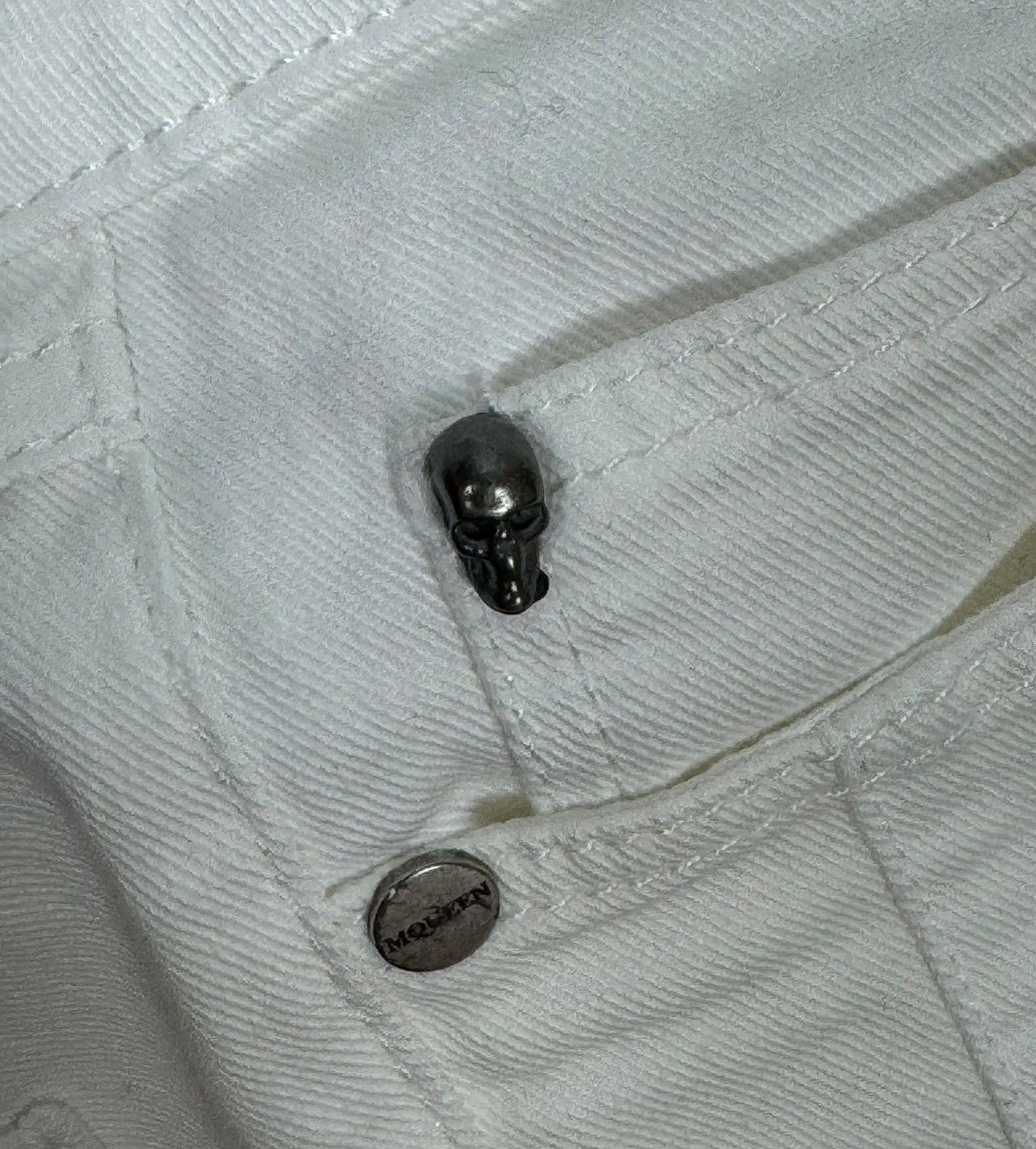Alexander McQueen Alexander McQueen White Crop Jeans Skinny size 42 Size 28" / US 6 / IT 42 - 13 Thumbnail