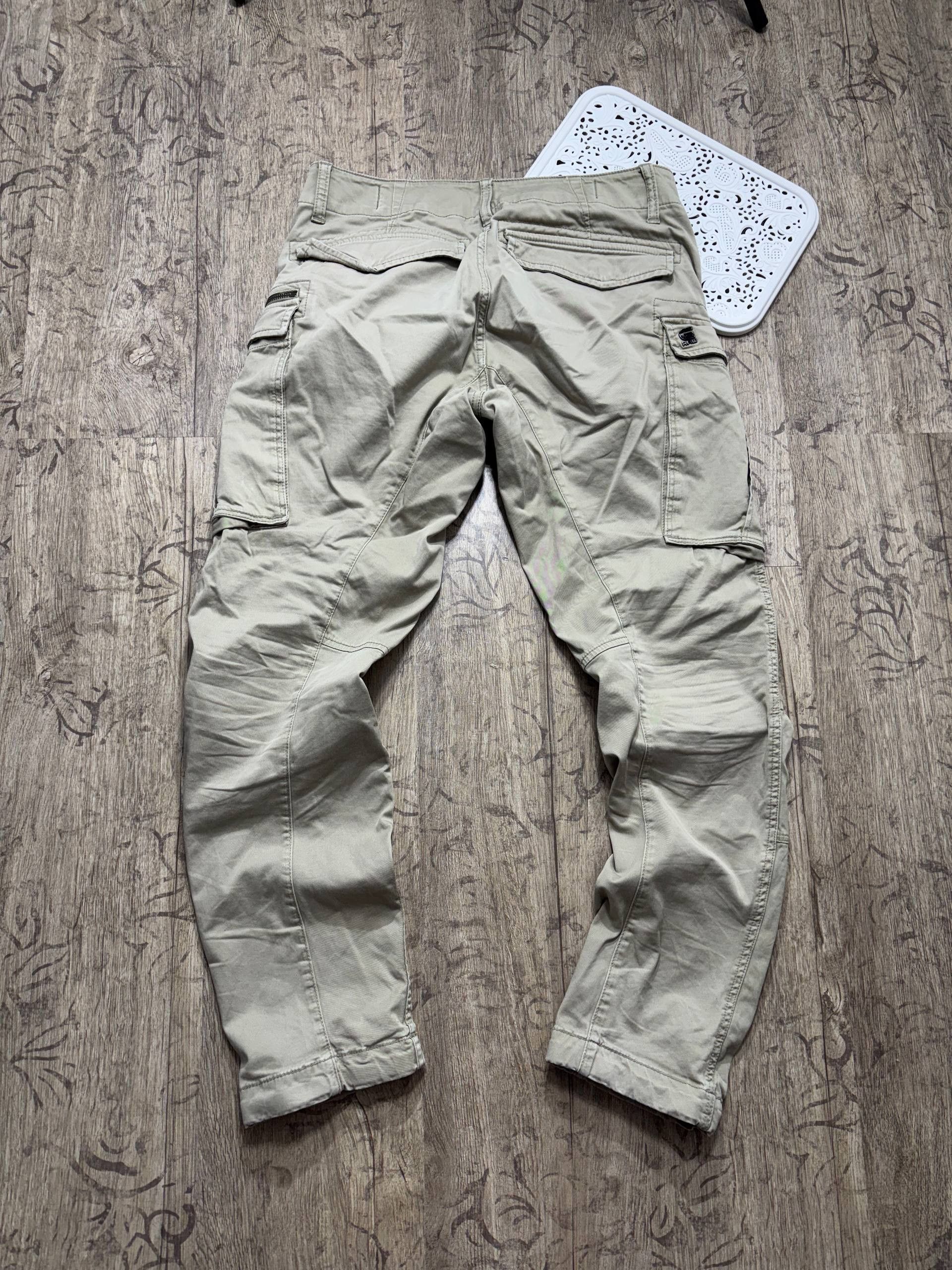 G-Star G-Star RAW Rovic Zip 3D Straight Tapered Cargo Pants Trouser Size US 30 / EU 46 - 12 Thumbnail
