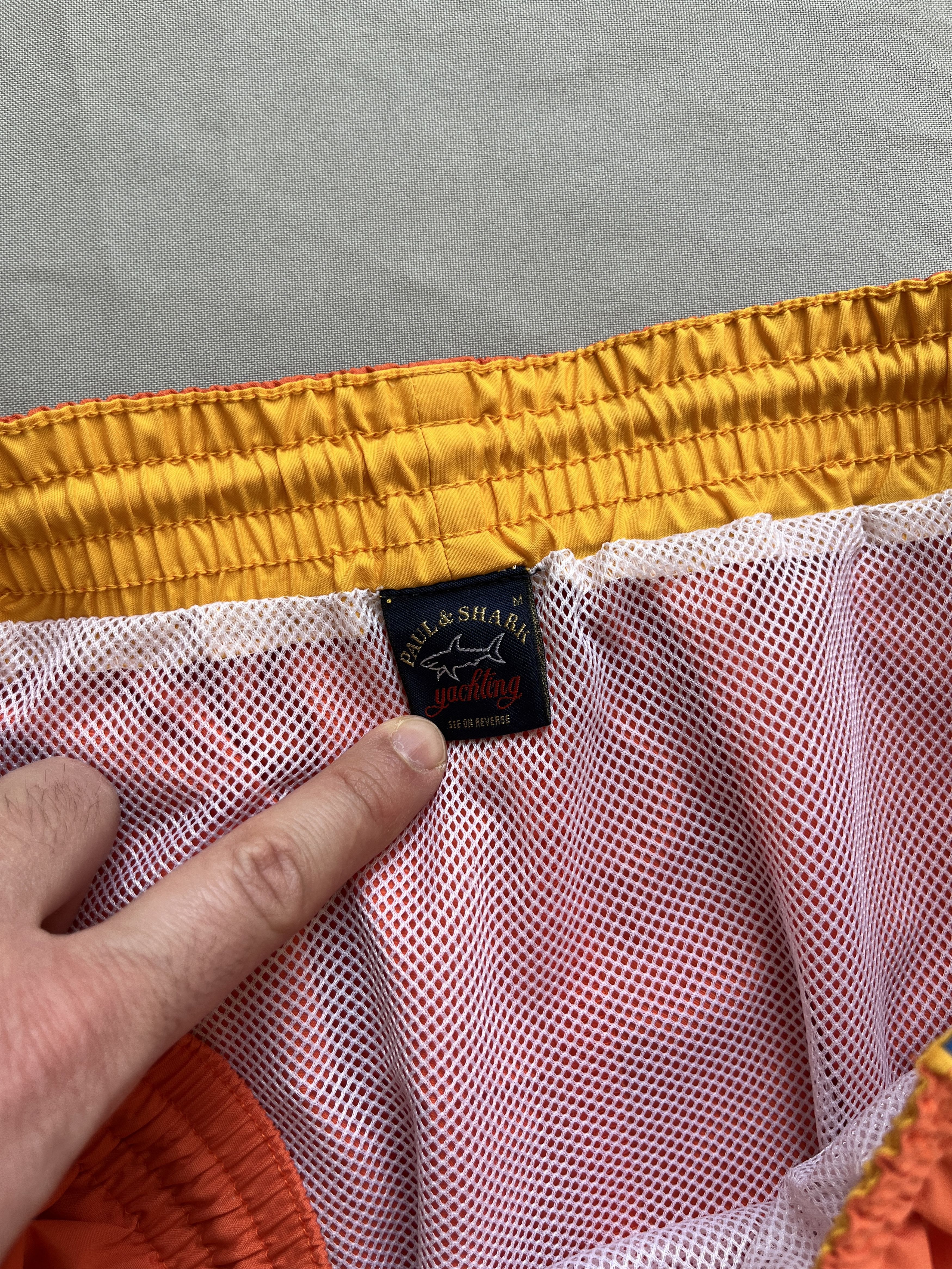 Paul & Shark Paul & Shark Orange Shimmer Light Summer Shorts Size US 32 / EU 48 - 5 Thumbnail