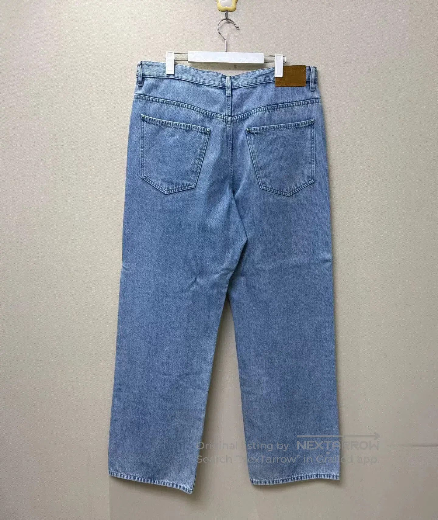 Louis Vuitton louis vuitton blue distressed logo jeans. Size US 36 / EU 52 - 4 Thumbnail